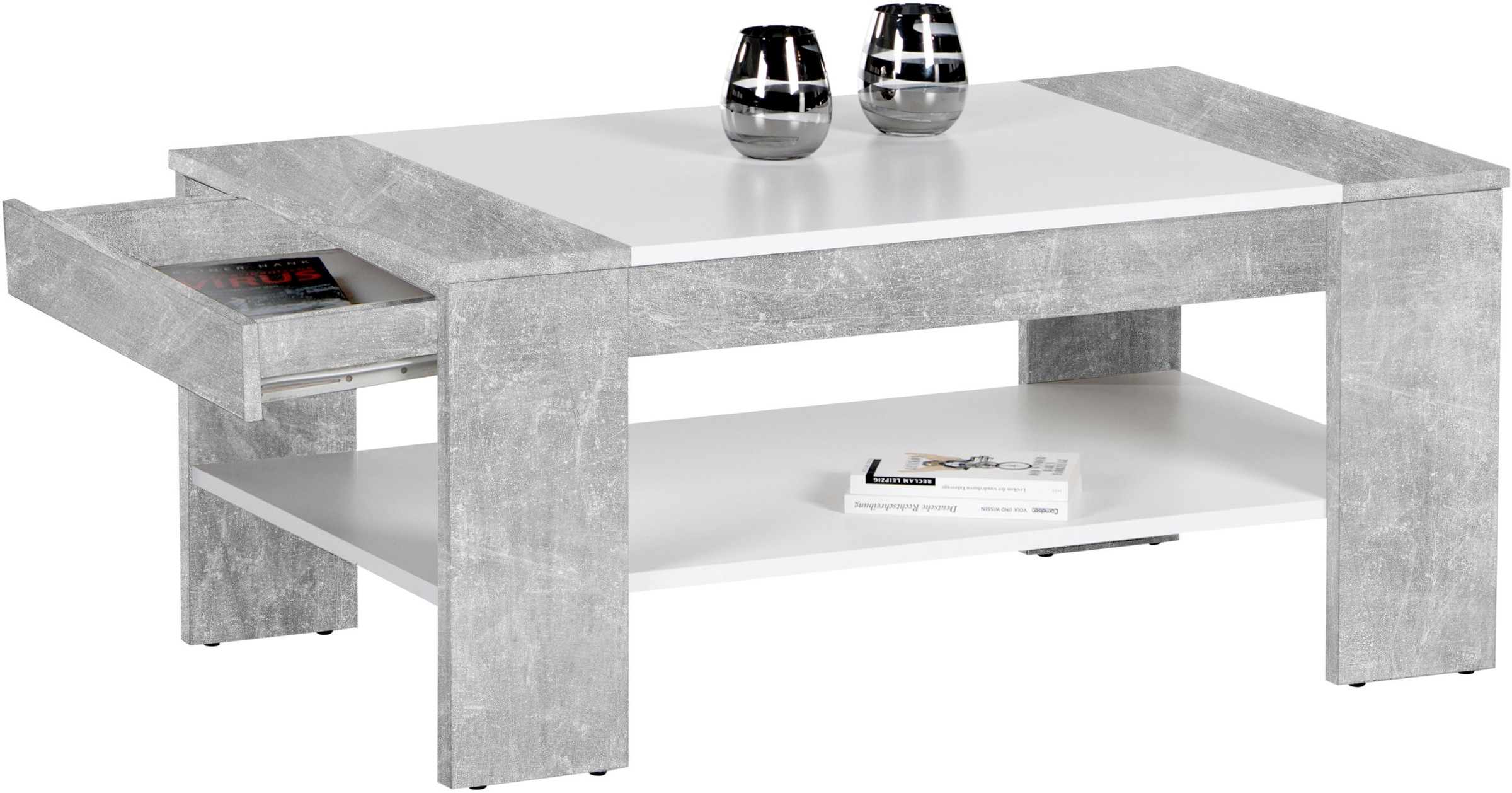 HBZ Couchtisch »Finley Plus, TOPSELLER!«, (Couchtisch), mit Schubkasten, Ti günstig online kaufen