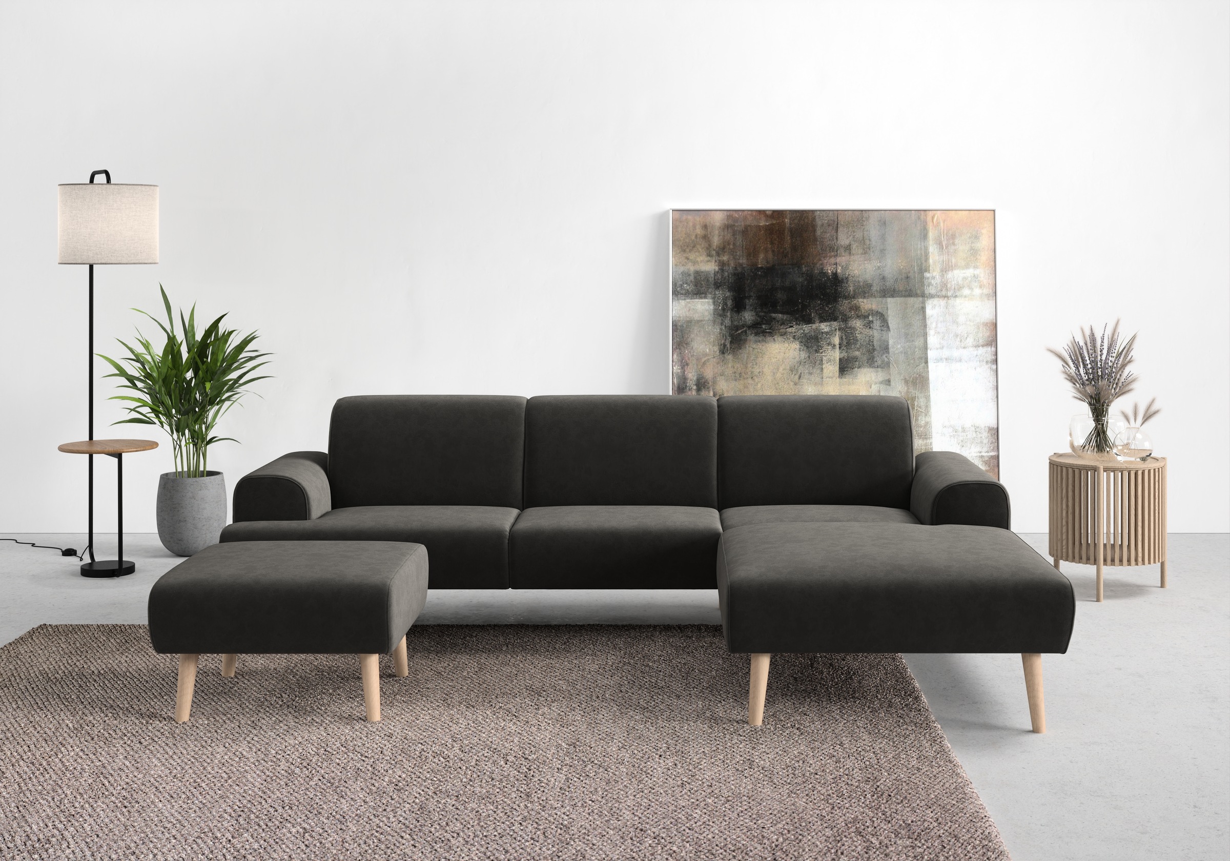 andas Ecksofa »Swift L-Form«, Federkern-Polsterung, B/T/H: 292/83/176 cm