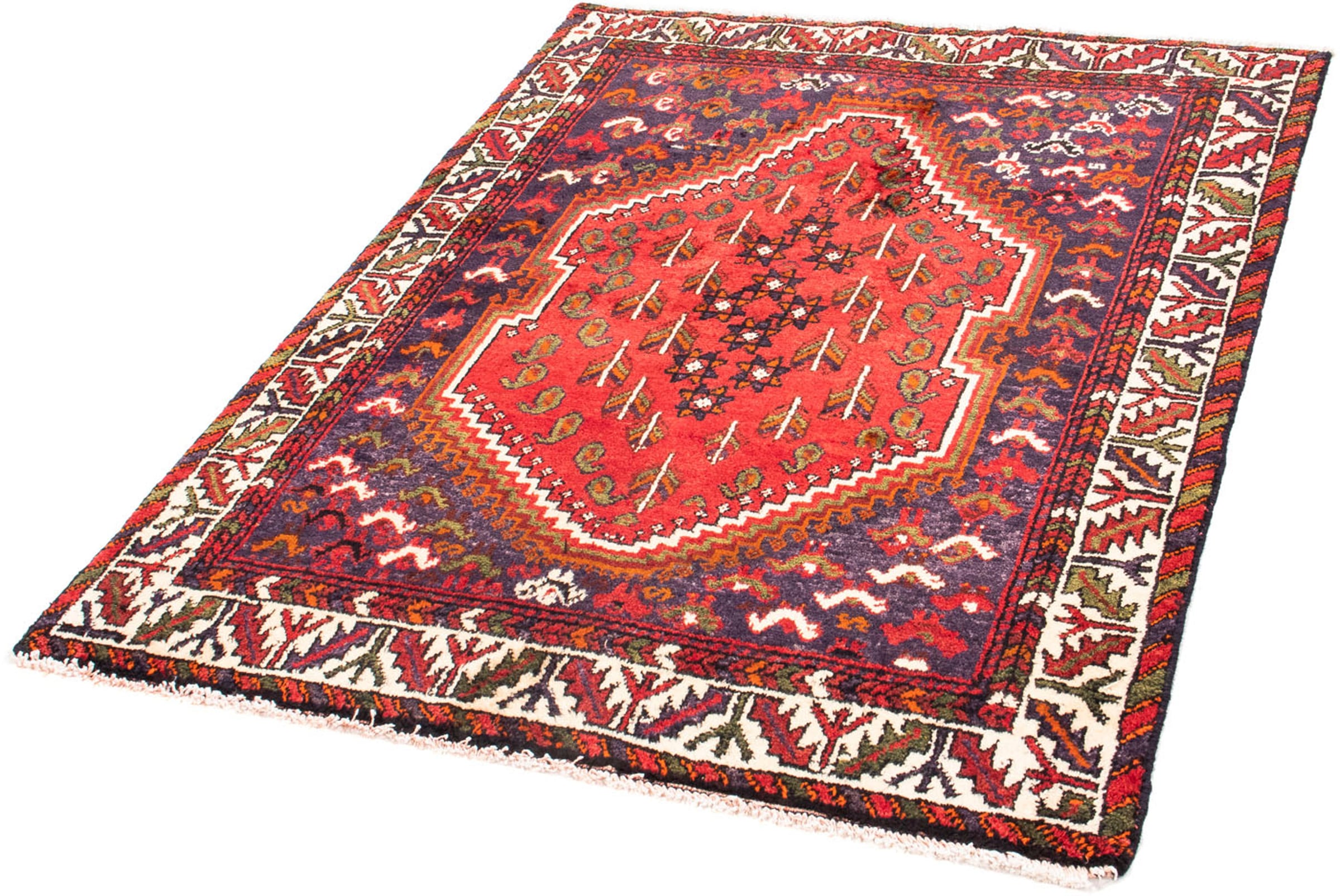 morgenland Orientteppich »Perser - Nomadic - 139 x 111 cm - dunkelrot«, rec günstig online kaufen