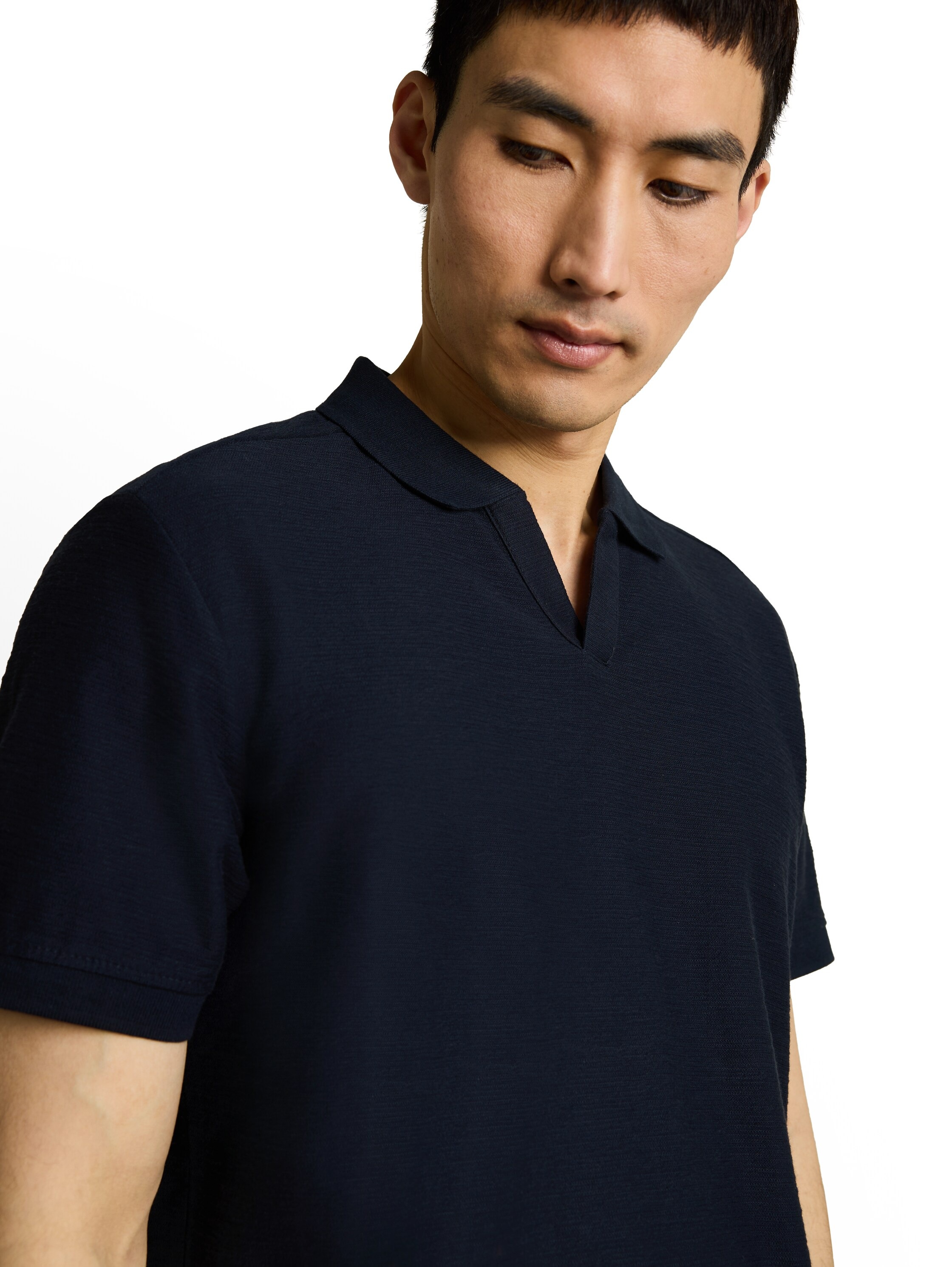 TOM TAILOR Kurzarmshirt mit Polokragen