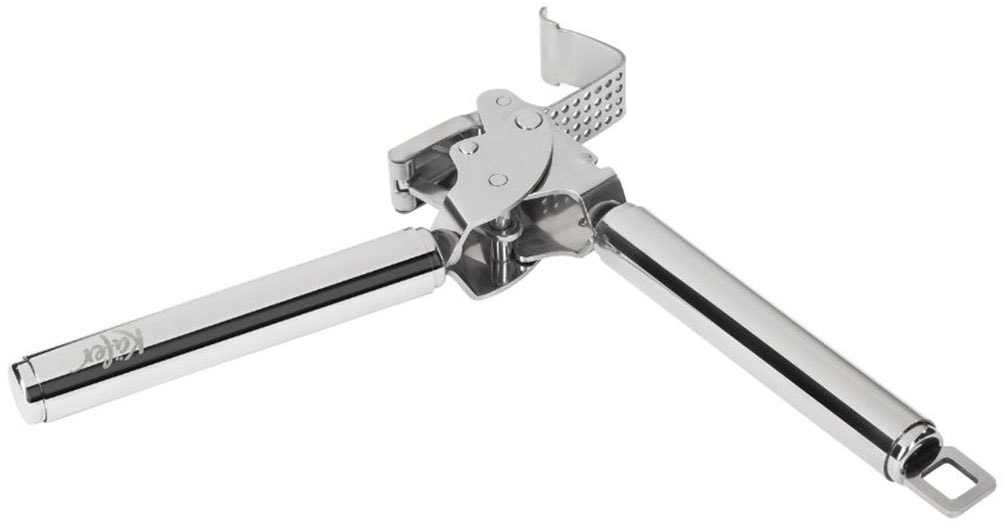 Käfer Knoblauchpresse »Käfer Küchenpresse mit Klapp-Sieb«, (1 St.), Knoblauchpresse aus Edelstahl, 360 g, mit Klapp-Sieb, spülfreundlich