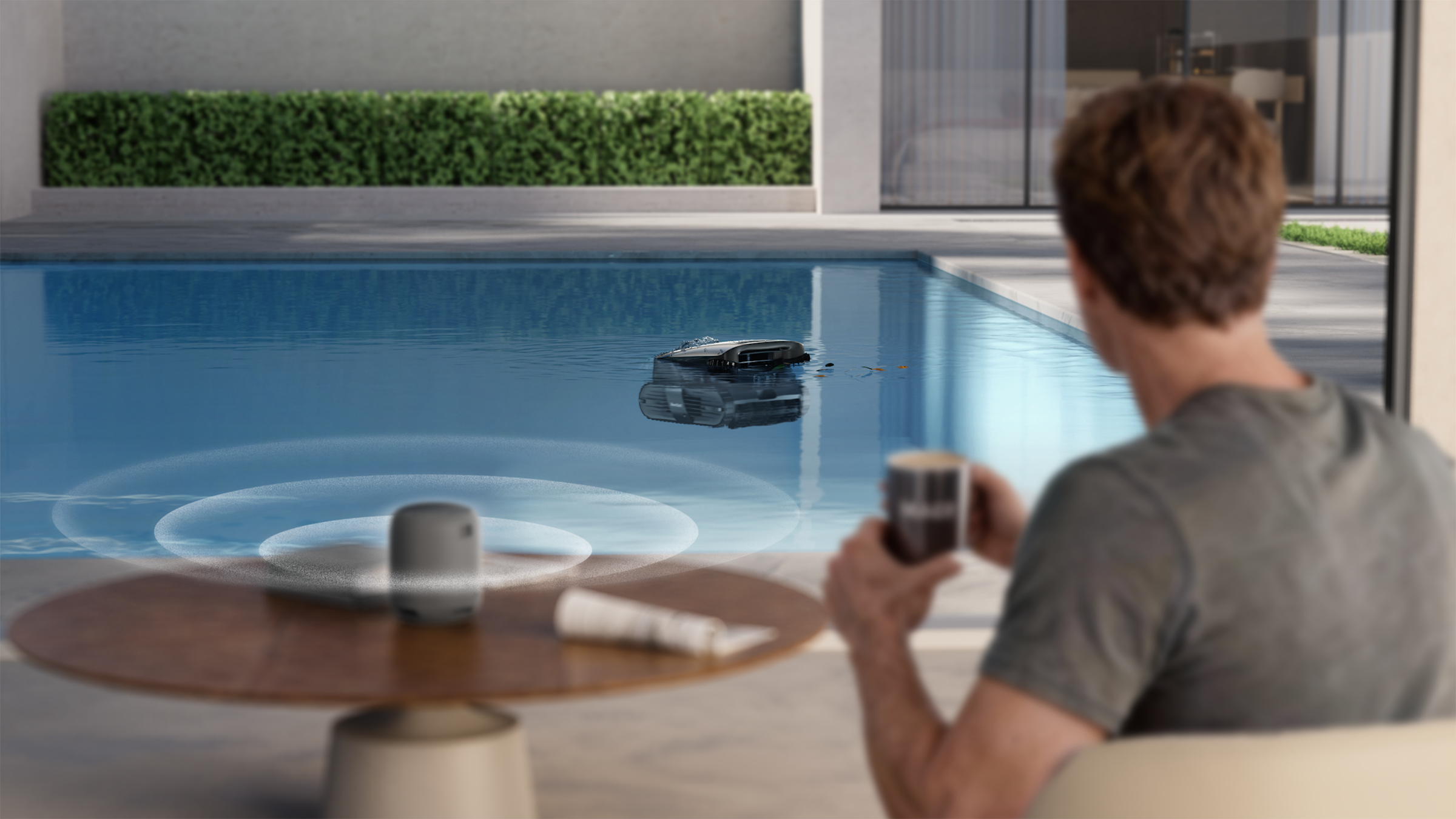 Beatbot Poolbodensauger »AquaSense X« AstroRinse™-Station reinigt den Filter in nur 3 Minuten