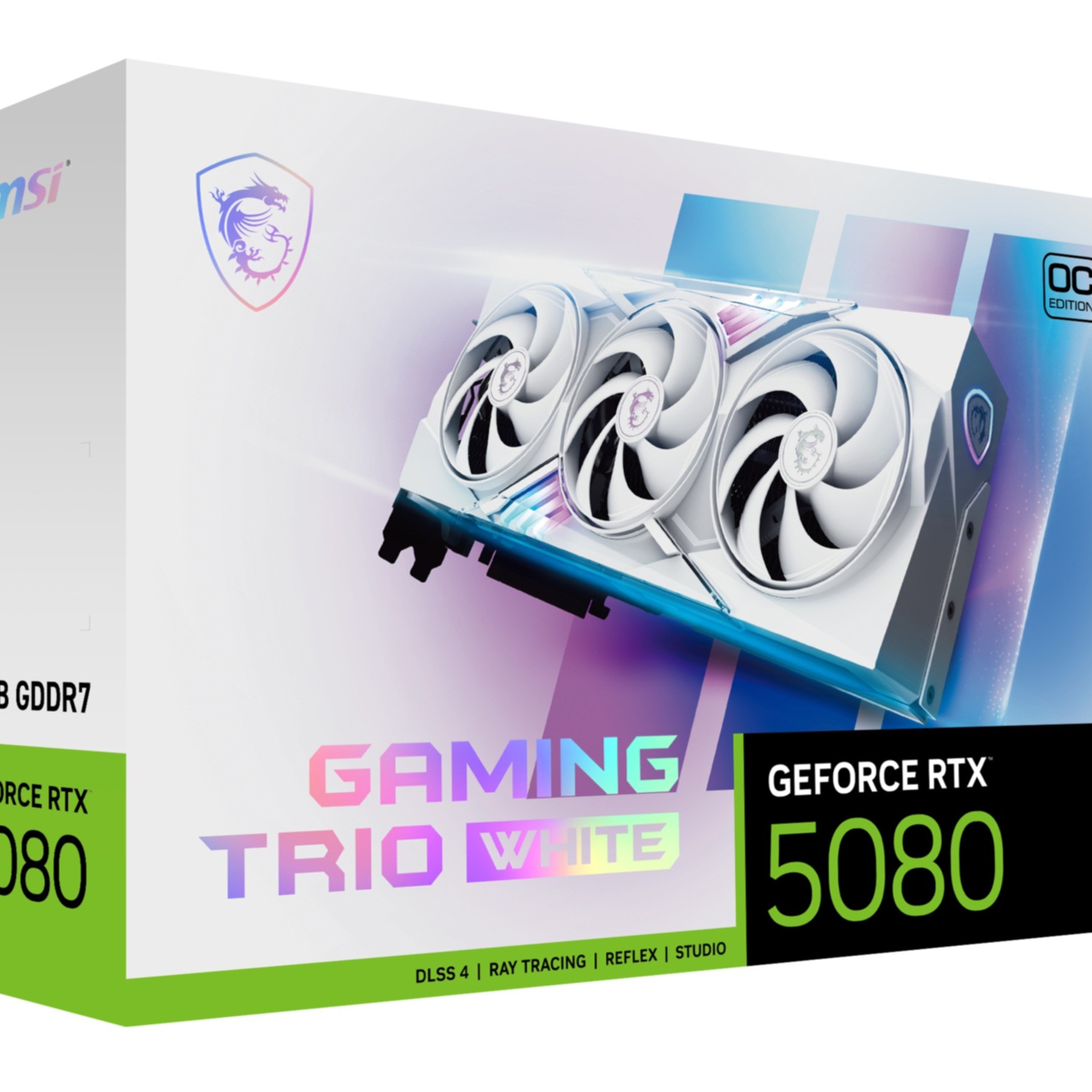 MSI Grafikkarte »GEFORCE RTX 5080 16G GAMING TRIO OC WHITE«