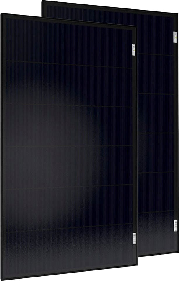 offgridtec Solaranlage »MobileBlack M 200W/30A MPPT DUO Laderegler OLP PERC Solarmodul«, (Set), für Wohnmobile mit einzigartigen Moduldesign