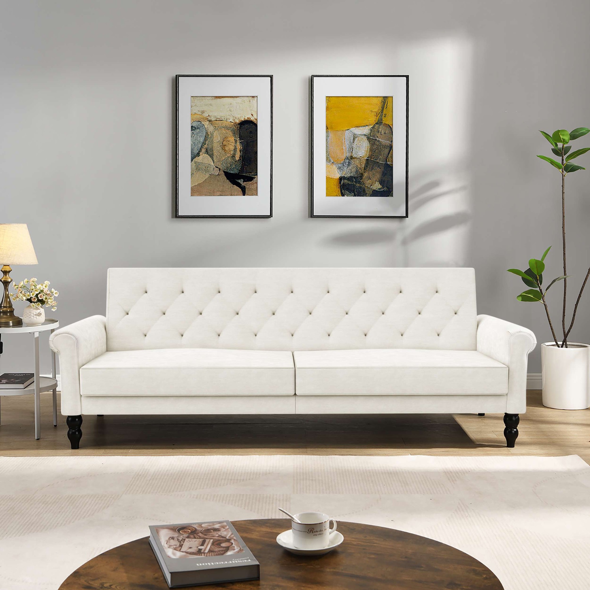 Dorel Home 3-Sitzer »Tyne« Schlafsofa 222 cm, Bettfunktion (110/190cm), pfl günstig online kaufen