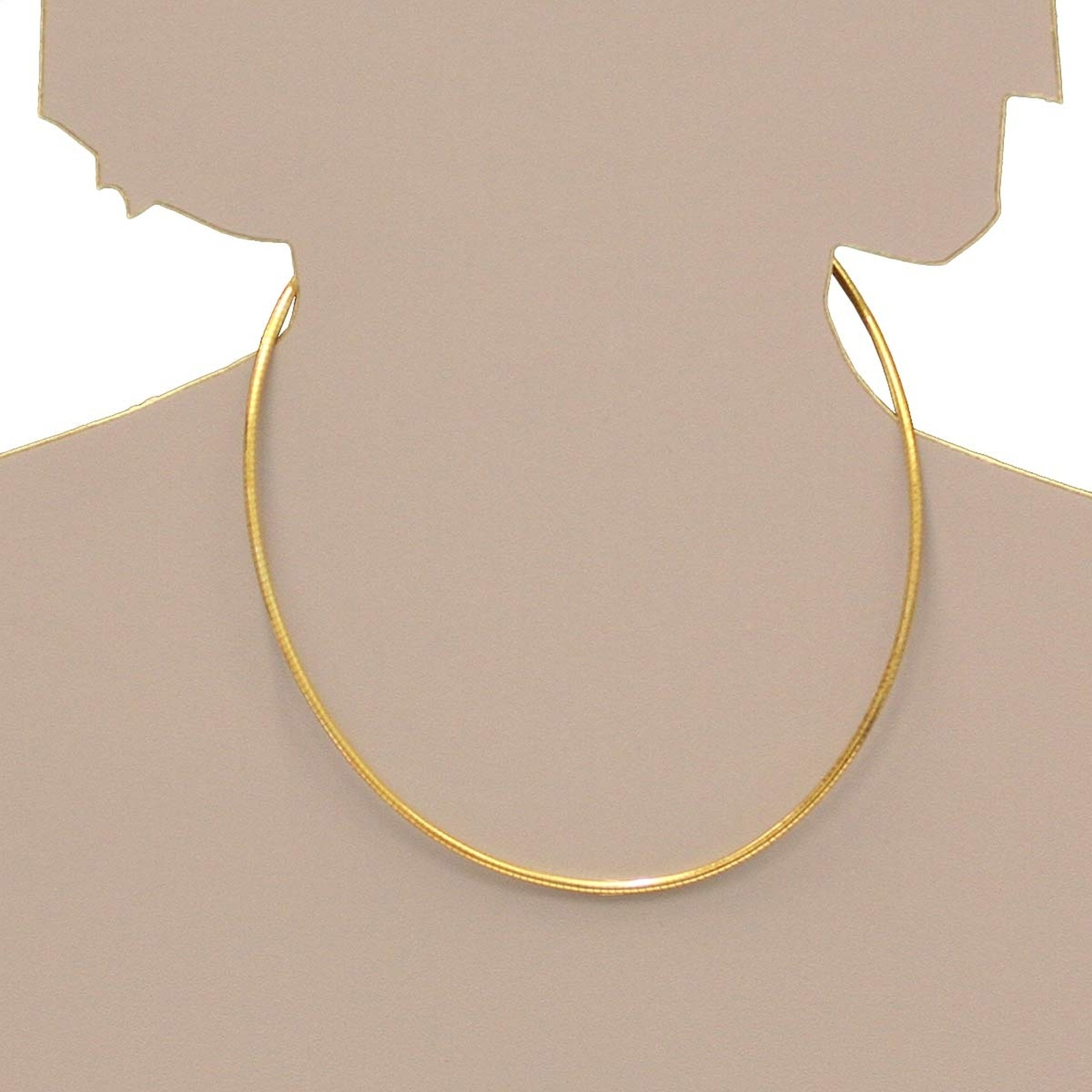 OSTSEE-SCHMUCK Halsreif »Ostsee-Schmuck Halsreif Omega 3,0 mm Halsreif Omega 3,0 mm«, (1 tlg.)