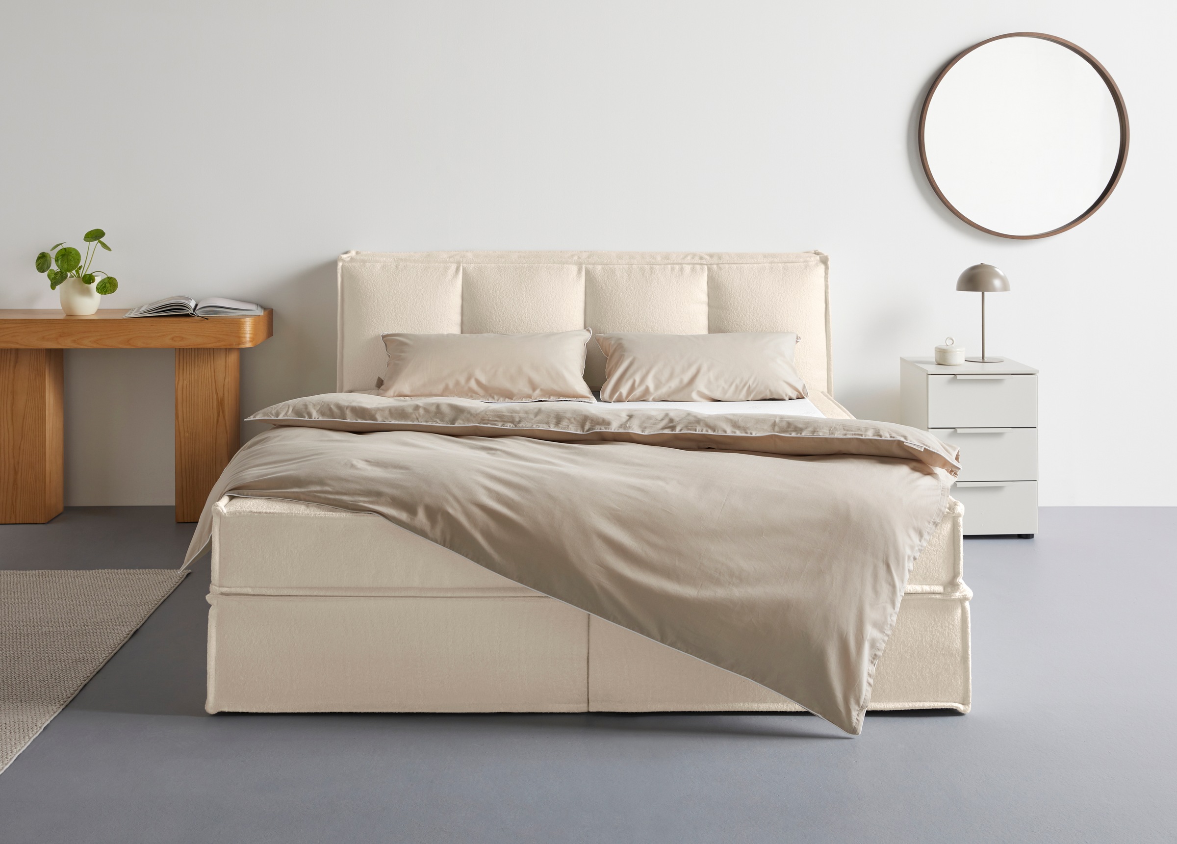 LeGer Home by Lena Gercke Boxspringbett »Addyson«, (Härtegrade H2, H3 und H günstig online kaufen