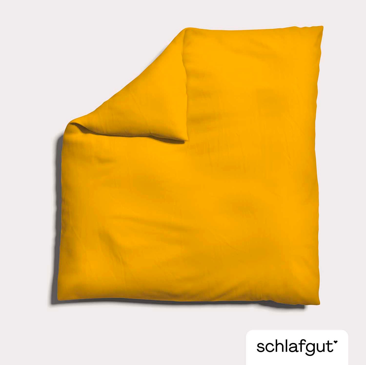 Schlafgut Bettbezug »Knitted Jersey uni, aus Bio-Baumwolle mit Elasthan, Reißverschluss«, (1 St.), bügelfrei, Mix & Match Bettwäsche: passender Kissenbezug erhältlich