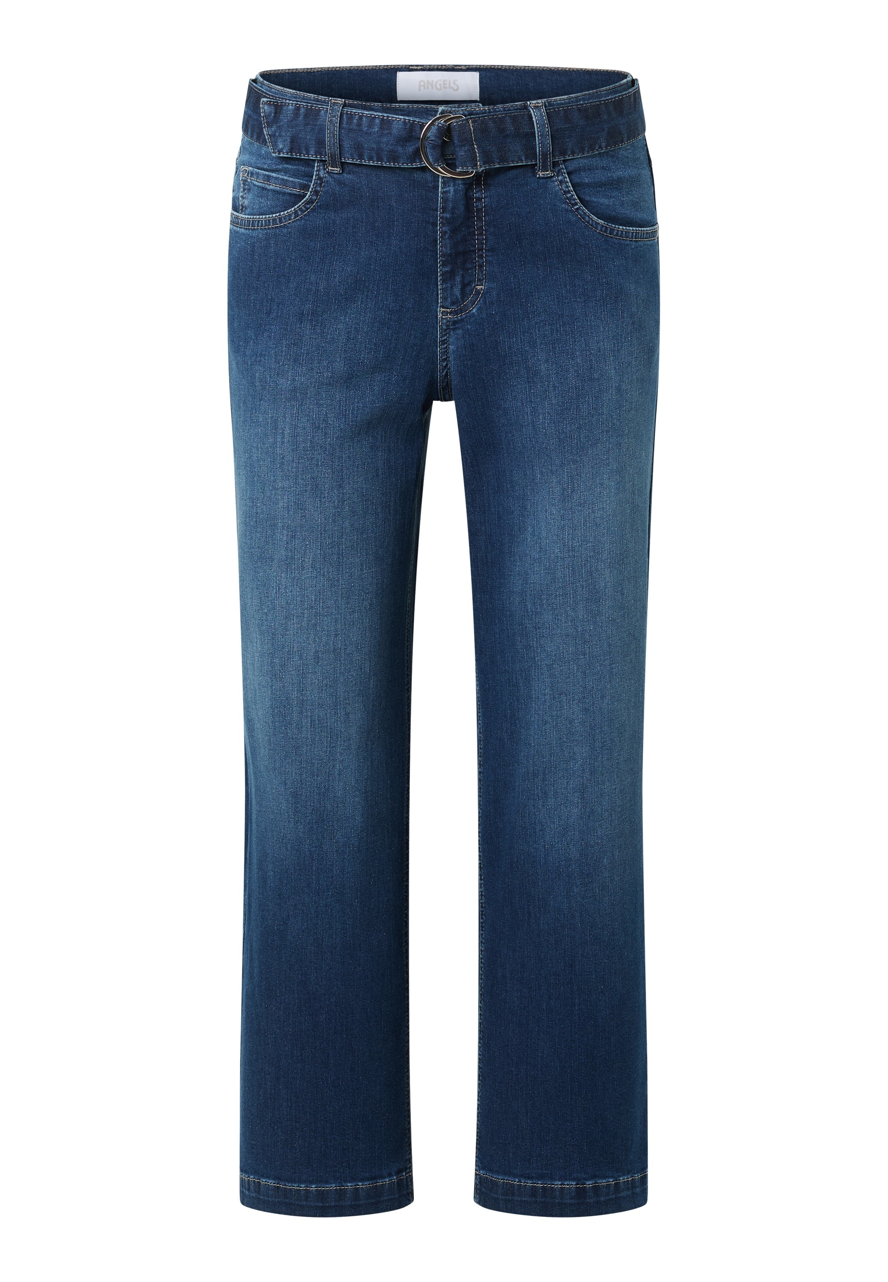 ANGELS 7/8-Jeans »Linn City« Culotte im Relaxed Fit, mit Gürtel
