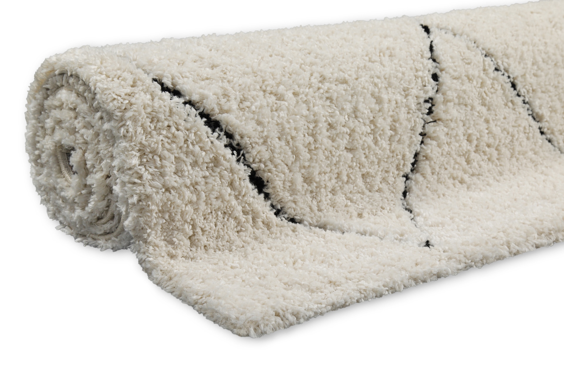 Wecon home Hochflor-Teppich »STUDIO  two« rechteckig 35 mm Höhe weicher und kuscheliger Flor, Wohnzimmer, Schlafzimmer, im Berber-Stil