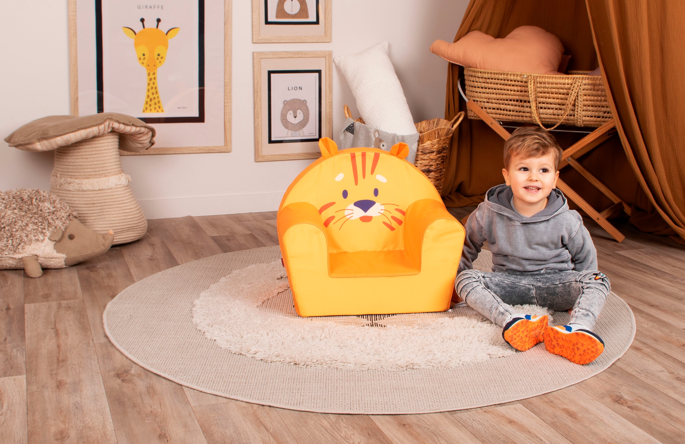 Knorrtoys® Sessel »Tiger«, für Kinder; Made in Europe