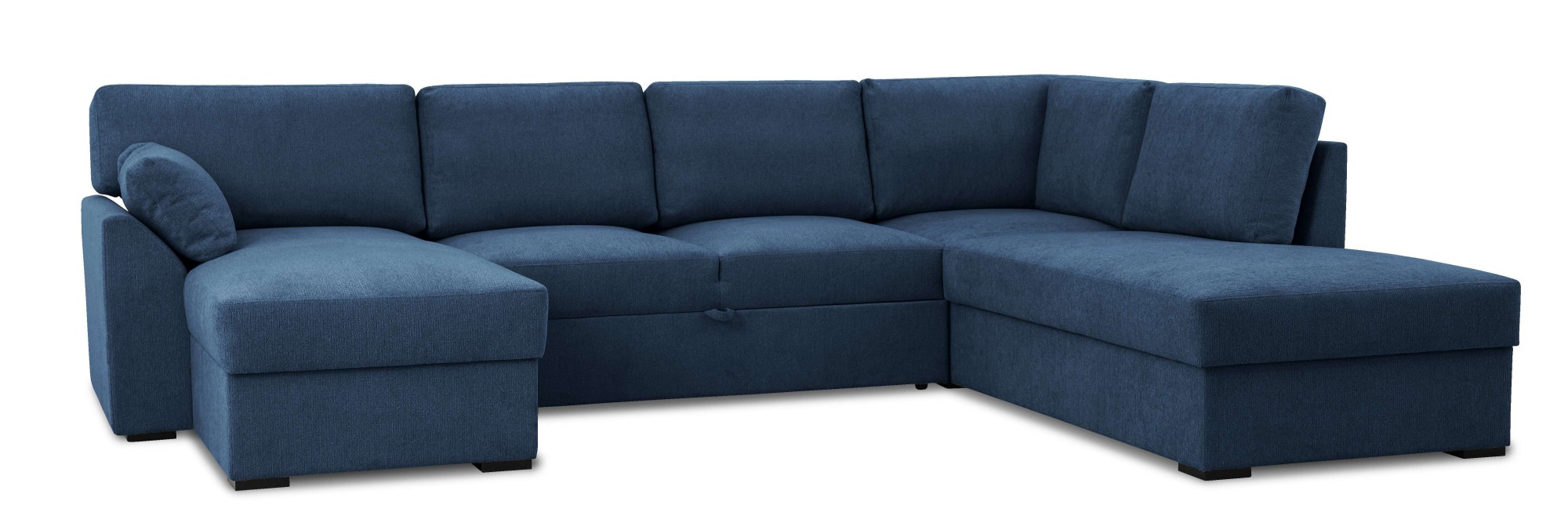 Home affaire Wohnlandschaft »Citry«, Breite 309 cm, Chenille, Bettfunktion, Bettkasten, U-Form