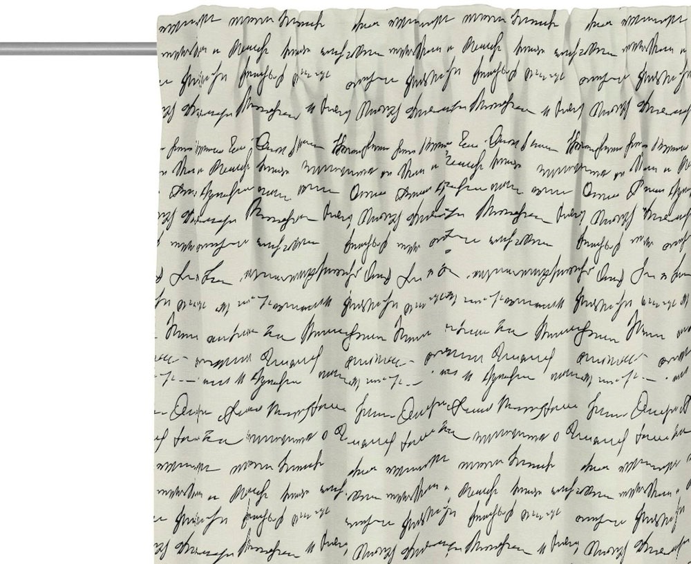 Adam Vorhang »Scribble«, (1 St.), aus Bio-Baumwolle