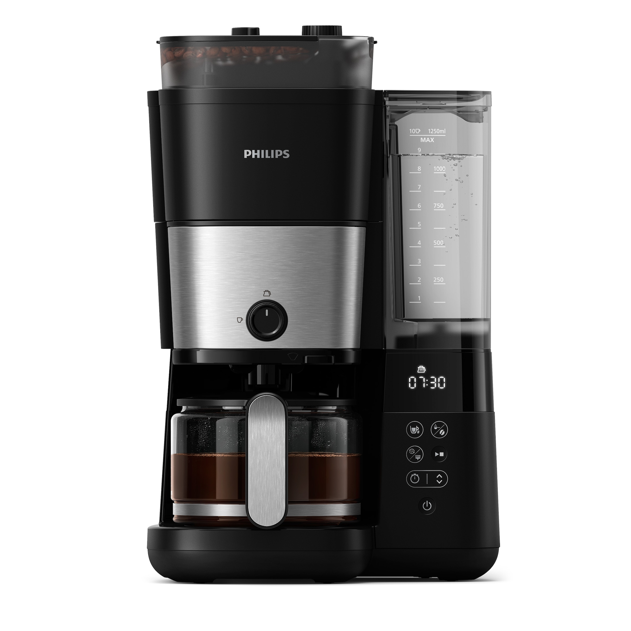 Kaffeemaschine mit Mahlwerk »HD7888/01 All-in-1 Brew«, Papierfilter, 1x4, mit Smart...