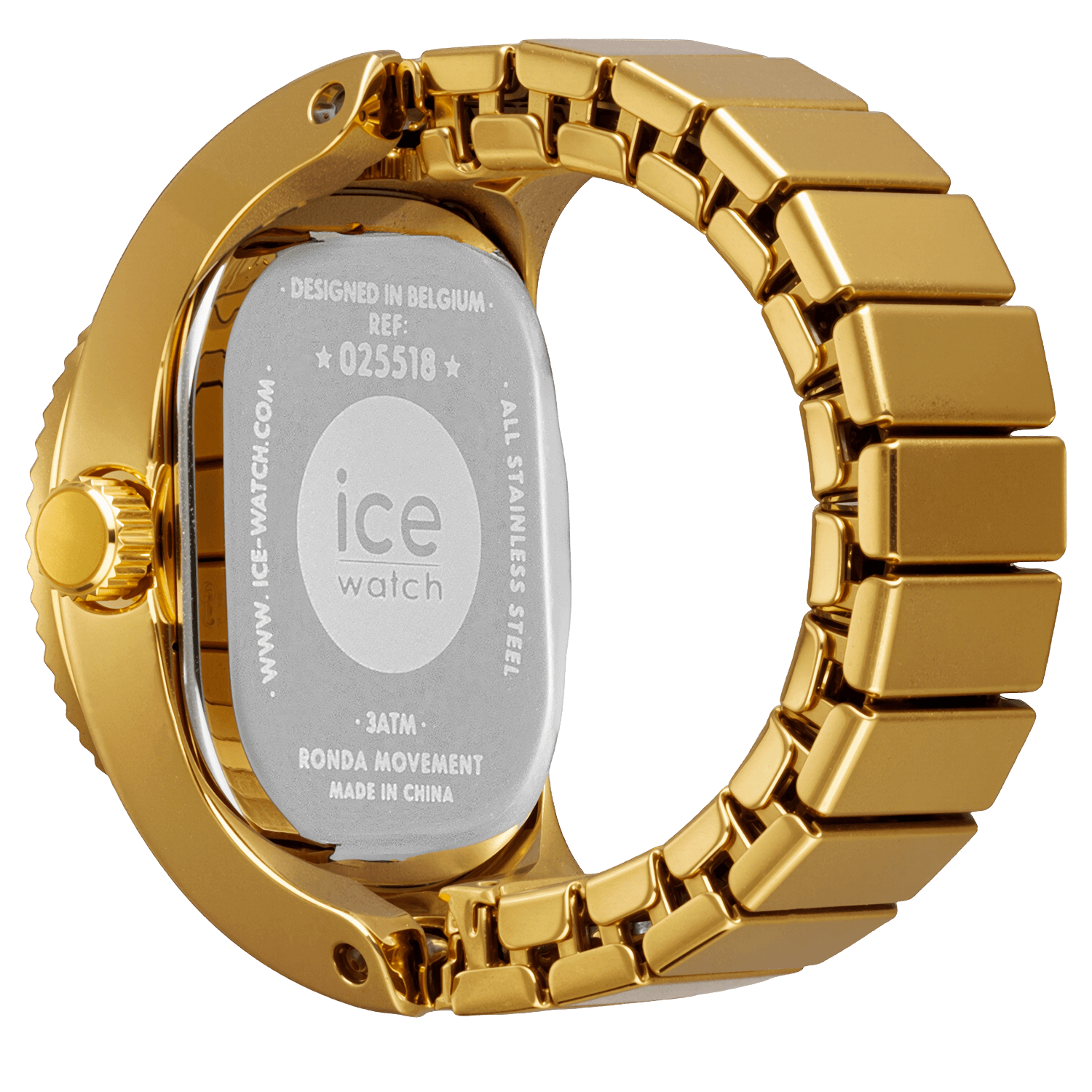 ice-watch Uhrenring »Chouchou« Quarzuhr, Damenuhr, Edelstahlringschiene, analog