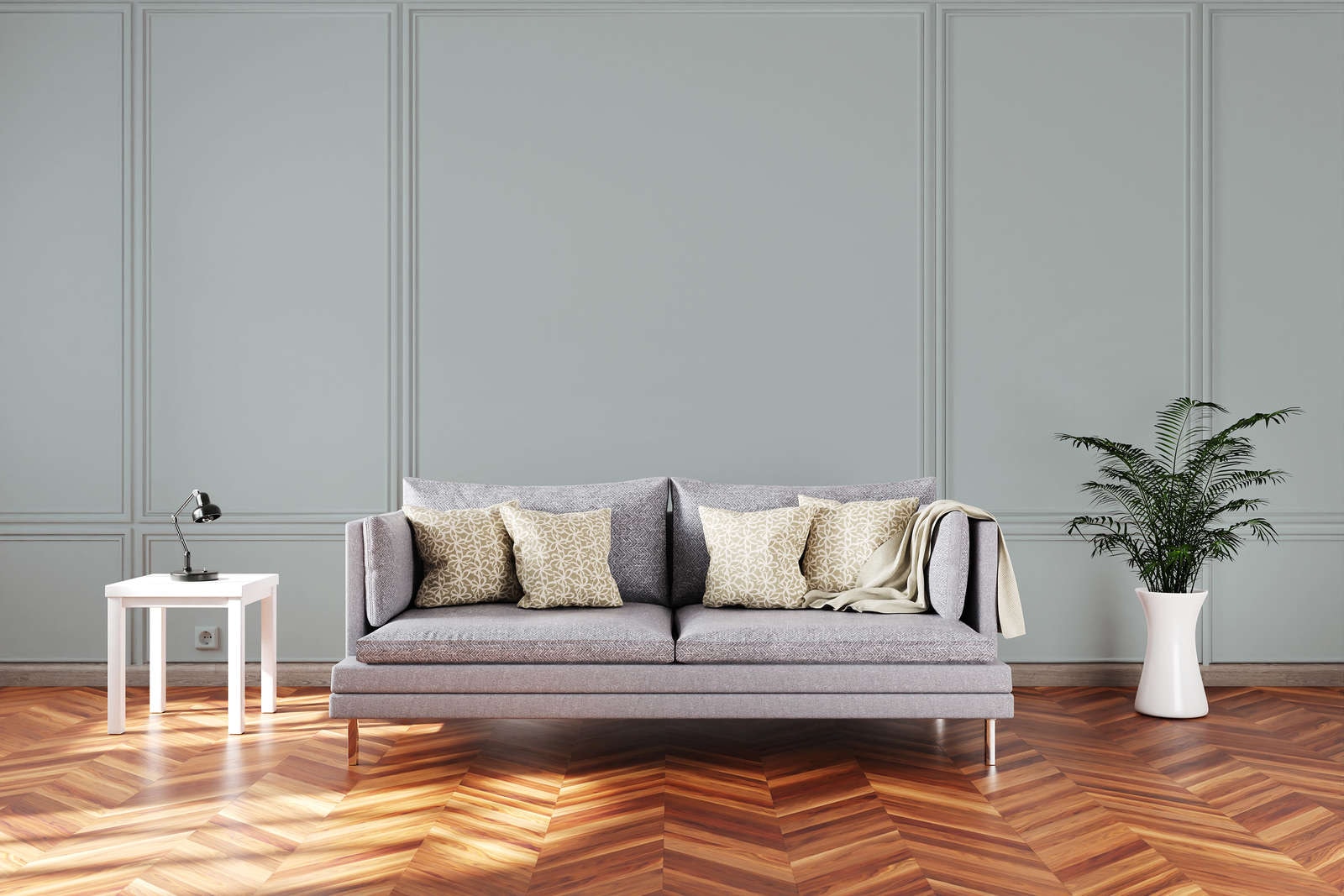 A.S. Création Wandfarbe »Premium Innenwandfarbe PURO Tuchmatt bluish petrol« ideal für Wohnzimmer, Schlafzimmer, Flur und Küche, Farbwelt Blau