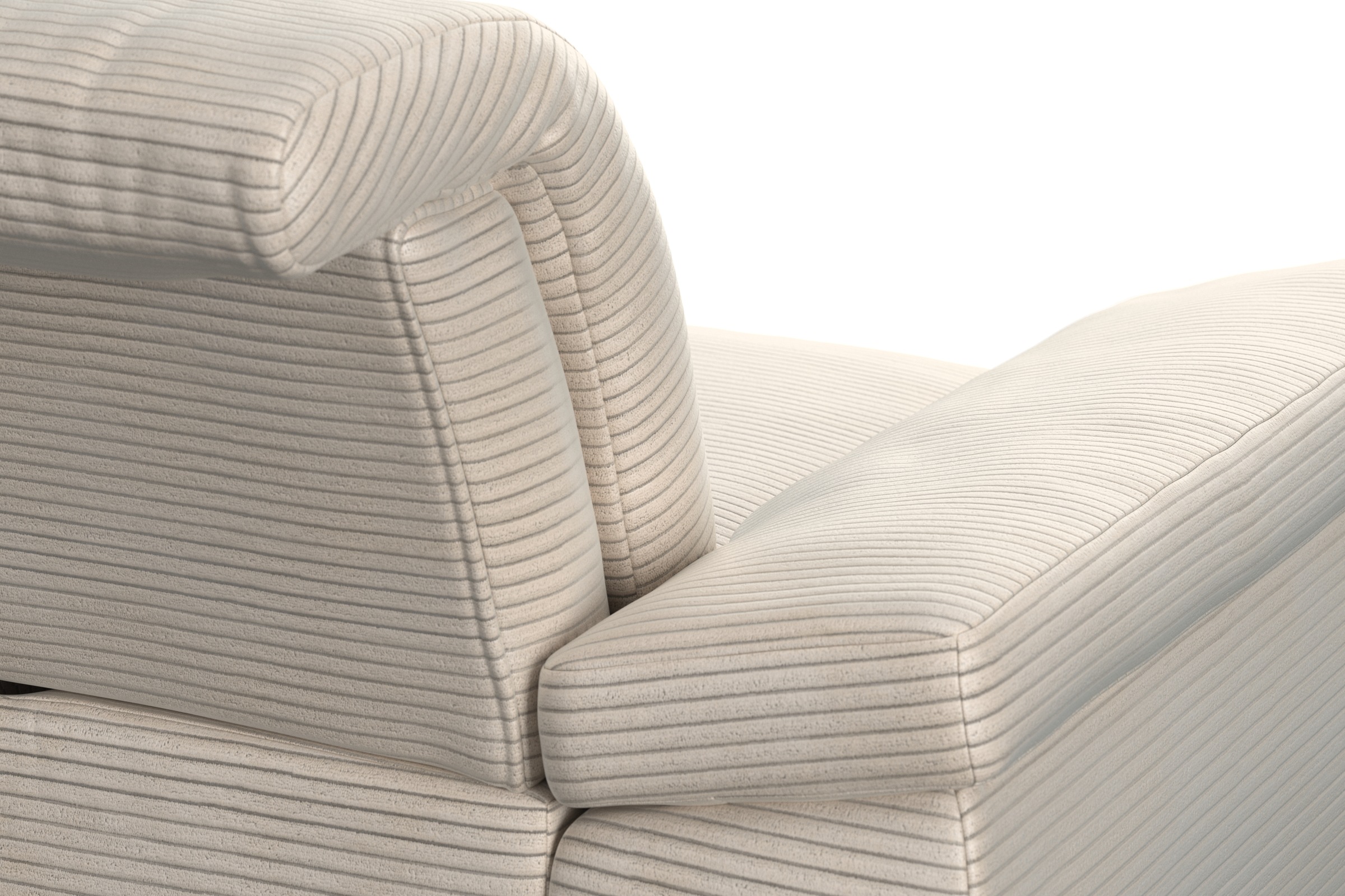 sit&more Ecksofa »Cabana L-Form«, Recamiere, wahlweise mit Sitztiefen-, Armlehnen- und Kopfteilfunktion