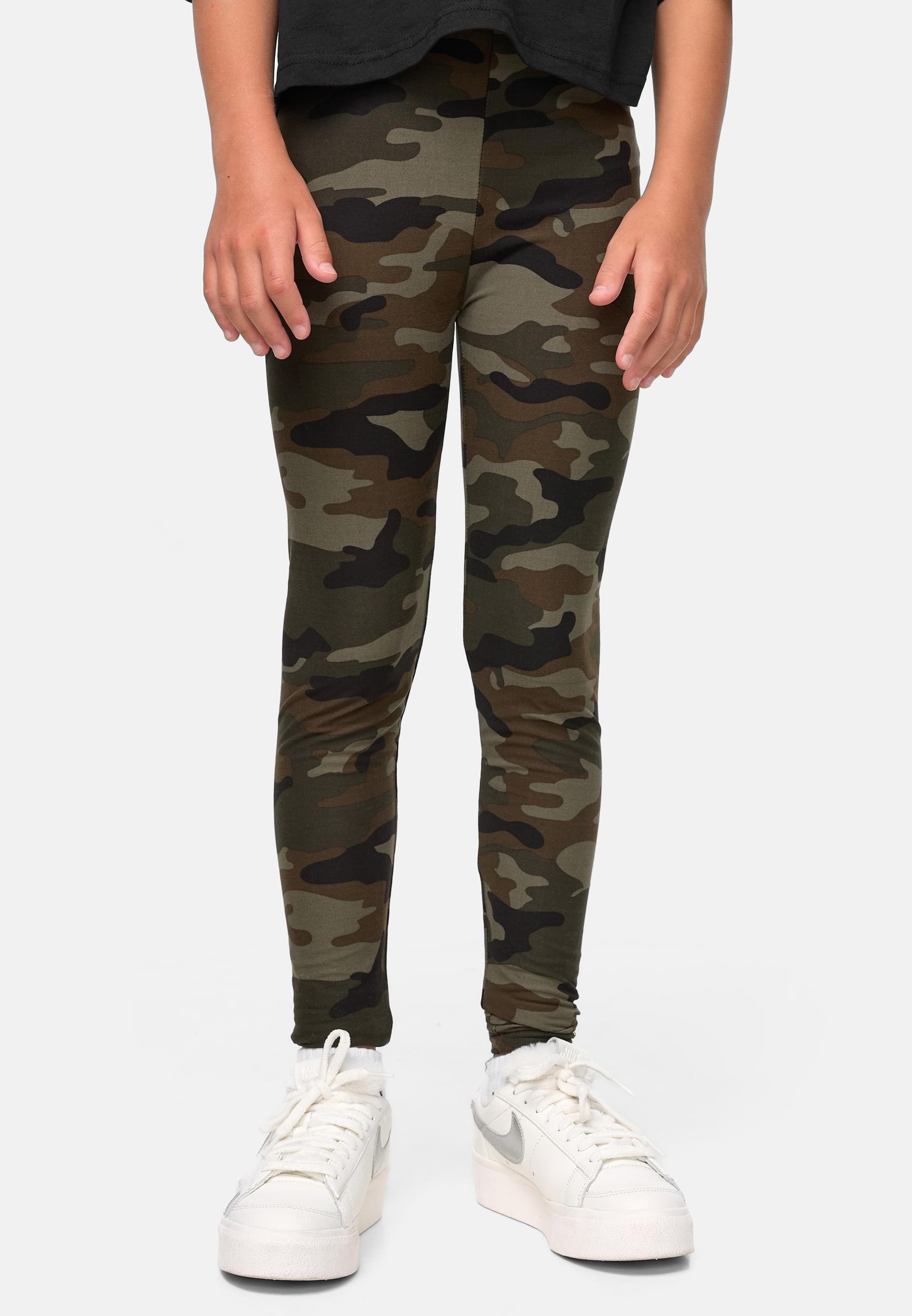 URBAN CLASSICS Leggings »Urban Classics Damen Girls Camo Leggings«