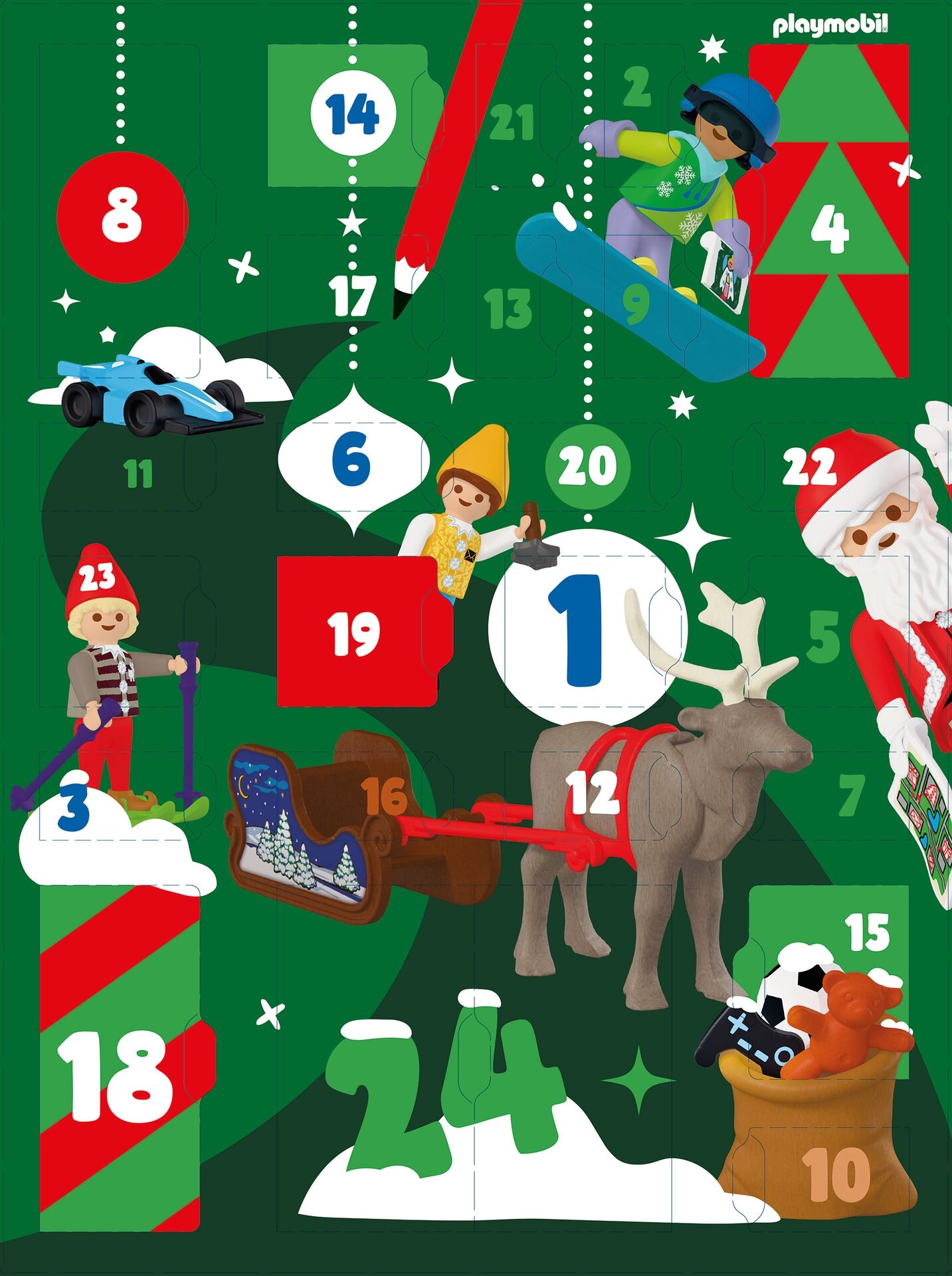 Playmobil® Spielzeug-Adventskalender »Spielbausteine, Am Nordpol (72226), Christmas« ab 4 Jahren Made in Europe