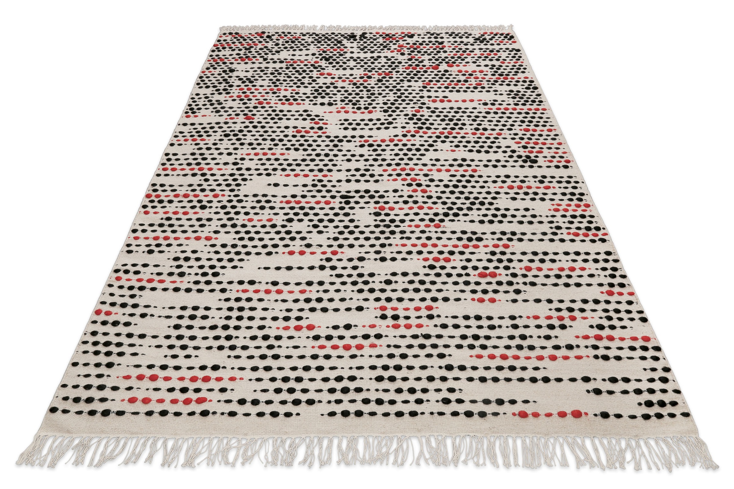 Wecon home Teppich »London Red«, rechteckig, 11 mm Höhe, handgewebt, robust, strapazierfähig, skandinavisch, Naturfaser