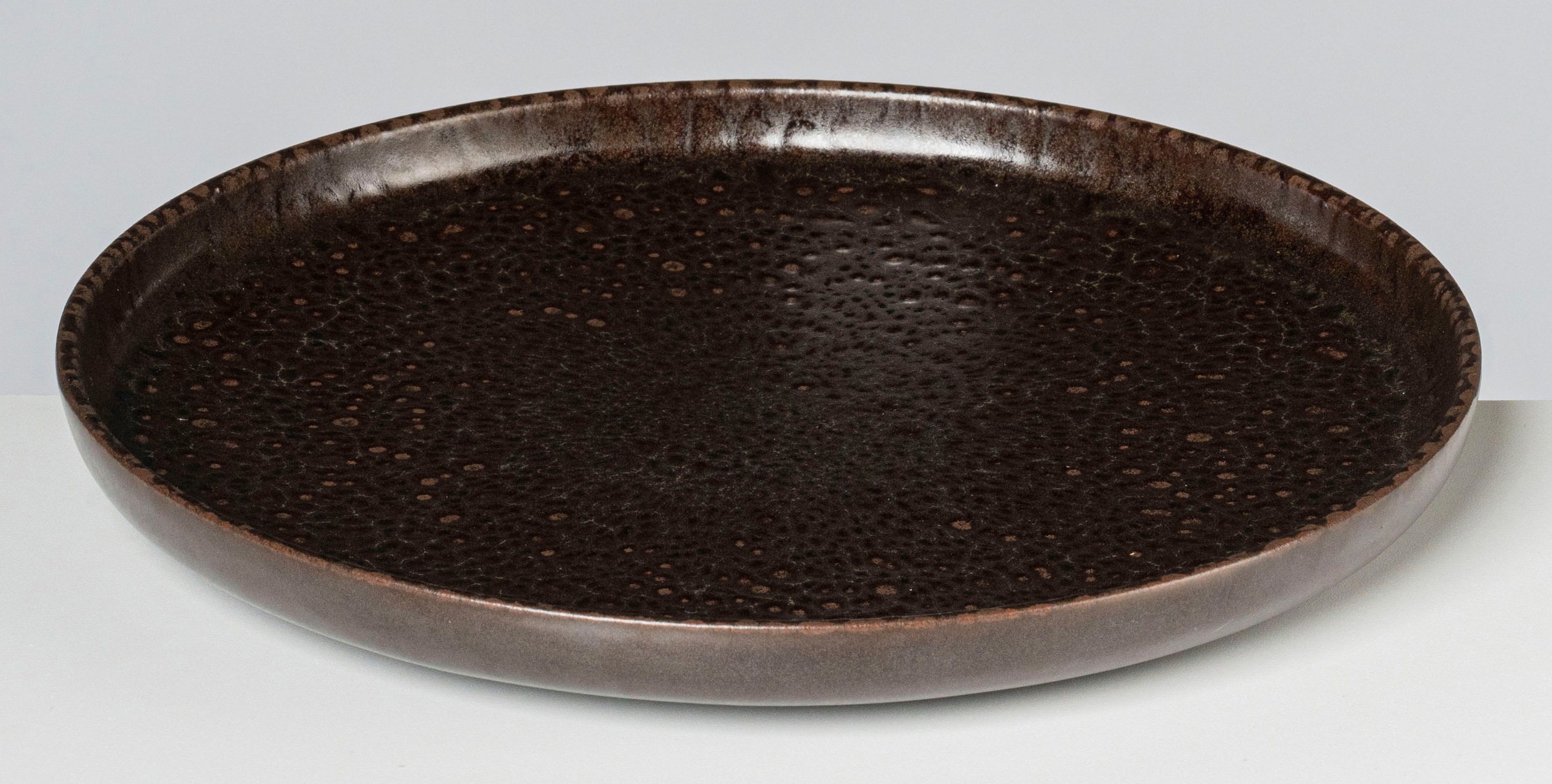 gipfelstück Speiseteller »Glockenklang«, (Set, 4 St.), Scandi-Style, glänzende Reaktivglasur, jedes Stück ein Unikat