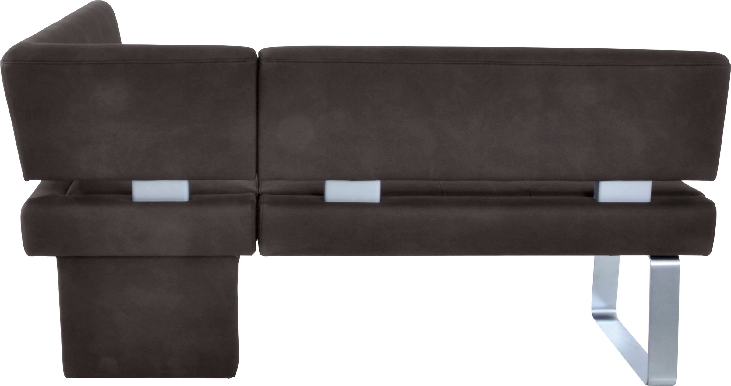K+W Komfort & Wohnen Eckbank »Santos II«, gepolstert, Eckbank, wahlweise langer Schenkel 180cm rechts oder links