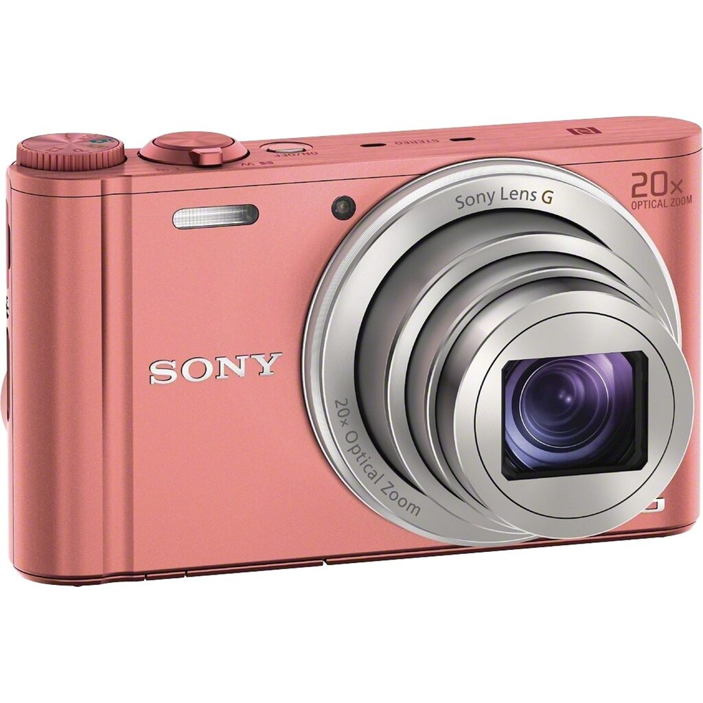 Sony Superzoom-Kamera »Cyber-Shot DSC-WX350«, 25mm Sony G, 18,2 MP, 20 fachx opt. Zoom, WLAN (Wi-Fi), 20 fach optischer Zoom