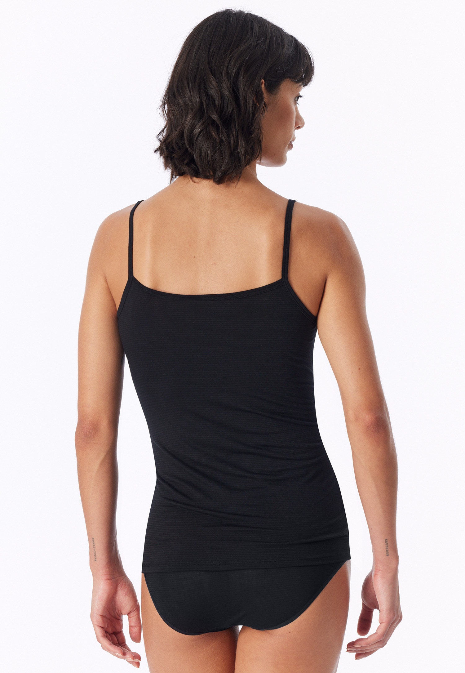 Schiesser Unterhemd »Modal Essentials« Single Jersey, schmale Träger, feine Streifen