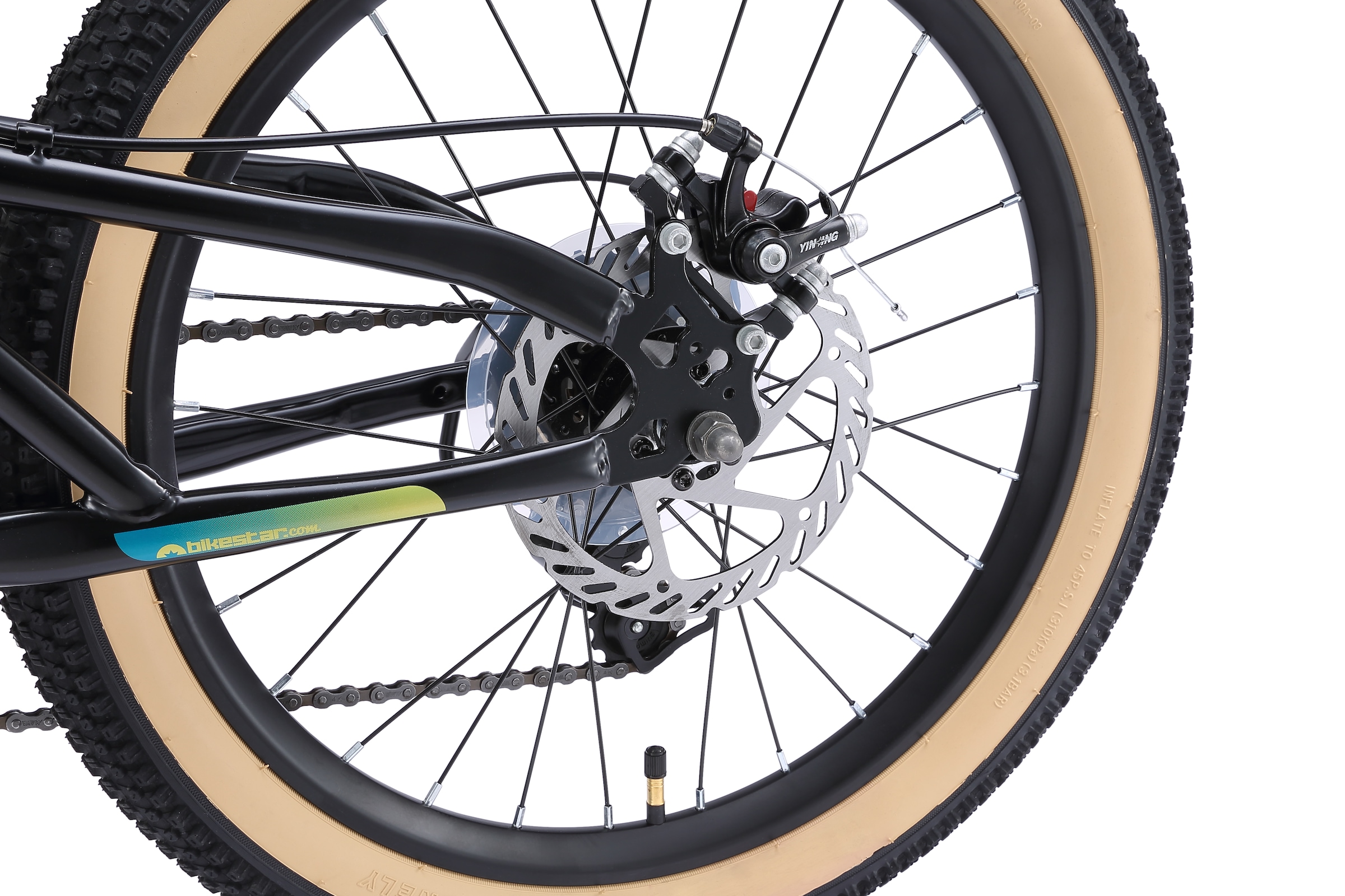 Bikestar Jugendfahrrad 7 Gang Shimano RD-TY21 Schaltwerk Kettenschaltung