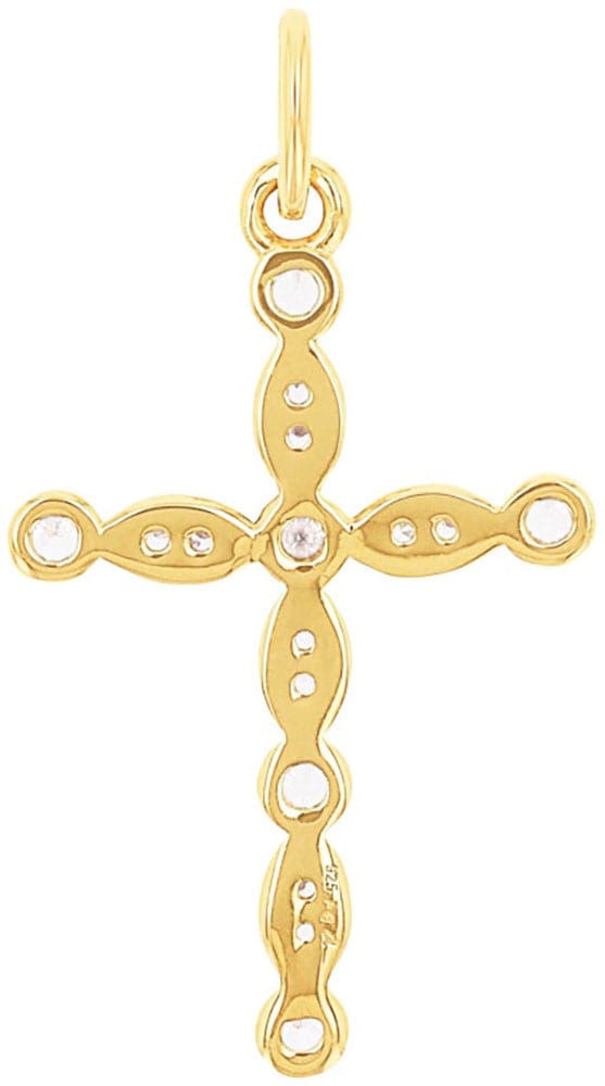 Amor Kreuzanhänger »2039036«  mit Zirkonia (synth.)
