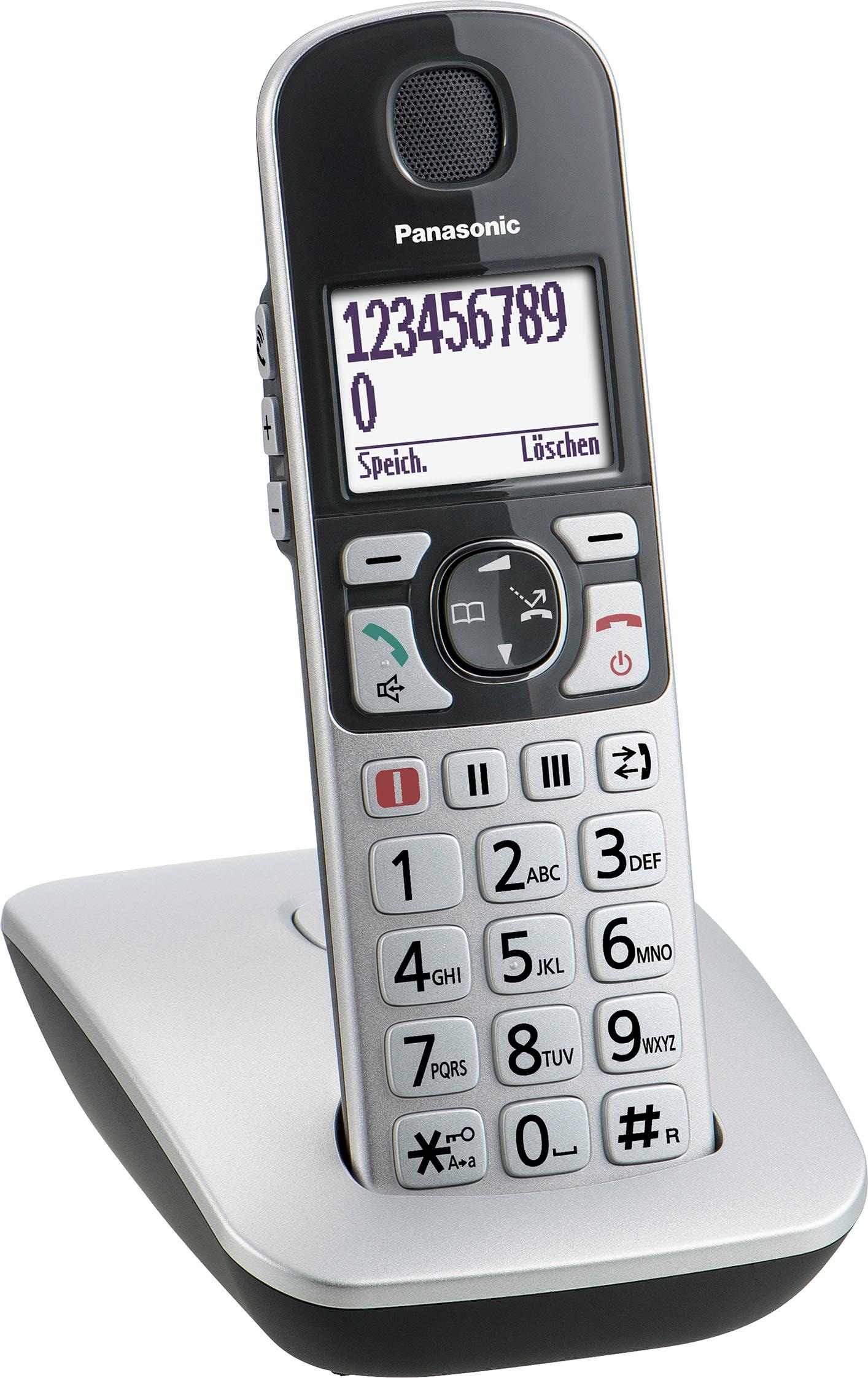 Panasonic Seniorentelefon »KX-TGE510«, (Mobilteile: 1)