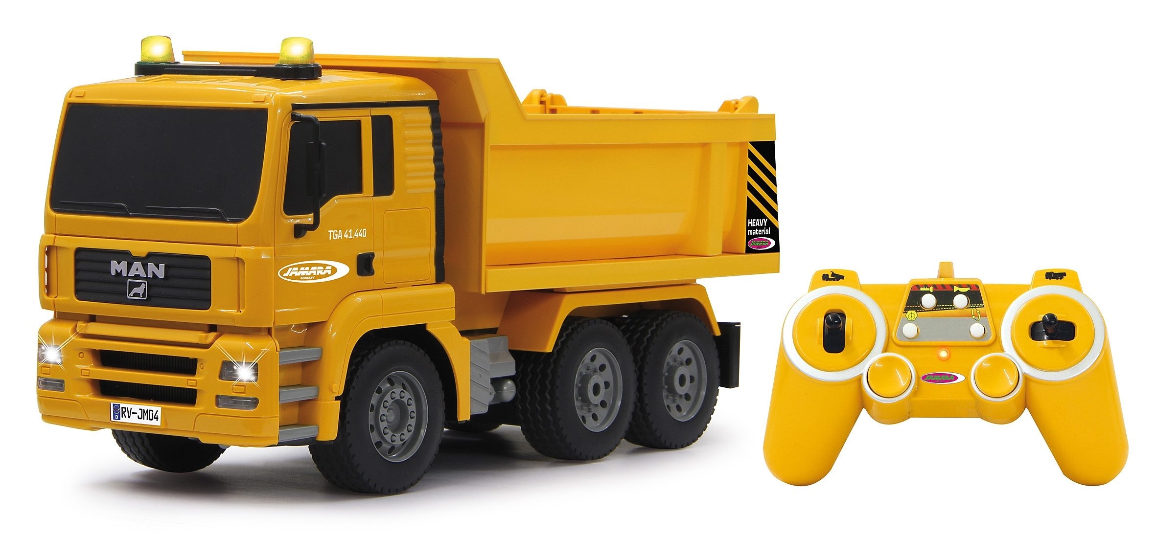 Jamara RC-Truck »Muldenkipper MAN 2,4 GHz«, mit Signallichtern