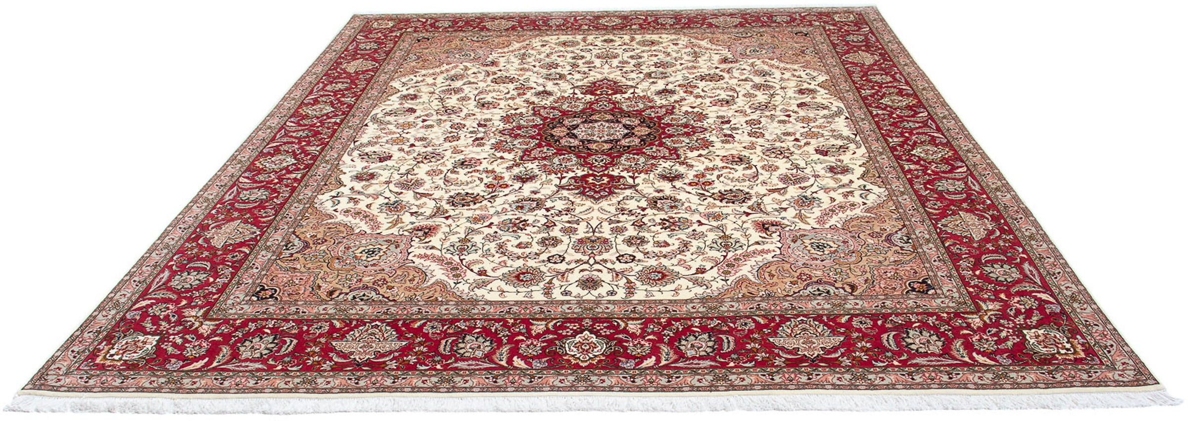 morgenland Orientteppich »Perser - Täbriz - Royal - 300 x 250 cm - rot«, re günstig online kaufen