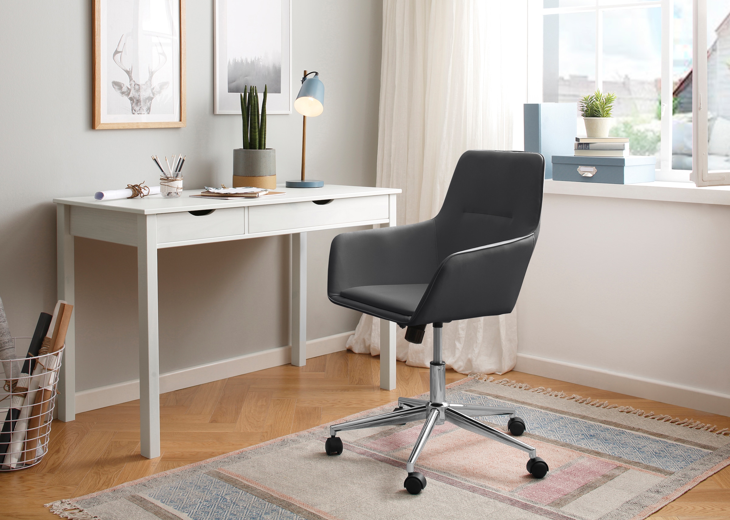 online St., »Marit«, Bürostuhl kaufen 1 in Sitzhöhenverstellung erhältlich, (Set), Farbvarianten INOSIGN Kunstleder, verschiedenen