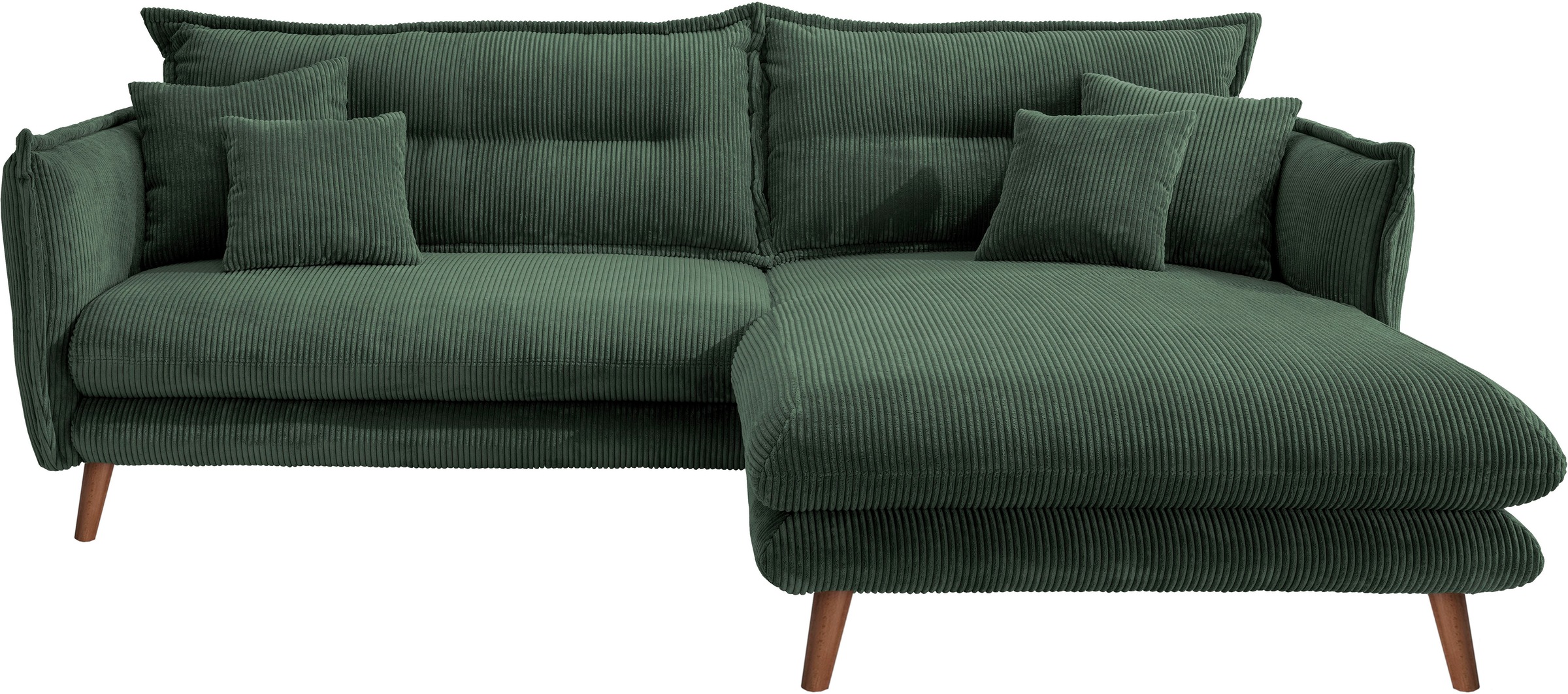 INOSIGN Ecksofa »Lazio modern und bequem, schmale Armlehnen, tolle Detailve günstig online kaufen