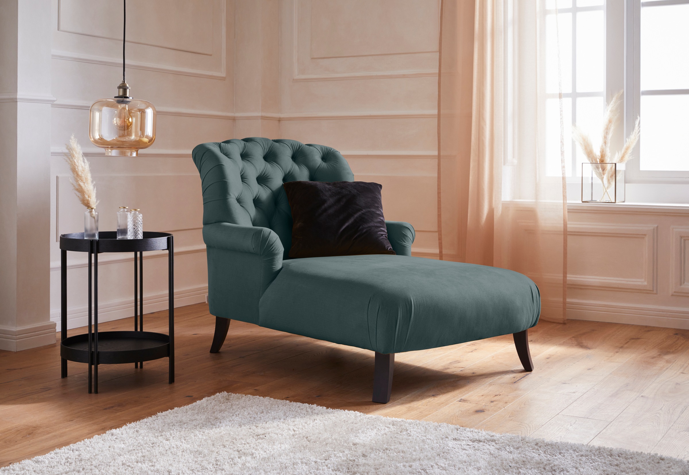 Guido Maria Kretschmer Home&Living Loveseat »Amiens Sessel Loungesessel«, mit wunderschöner Knopfheftung im Rücken