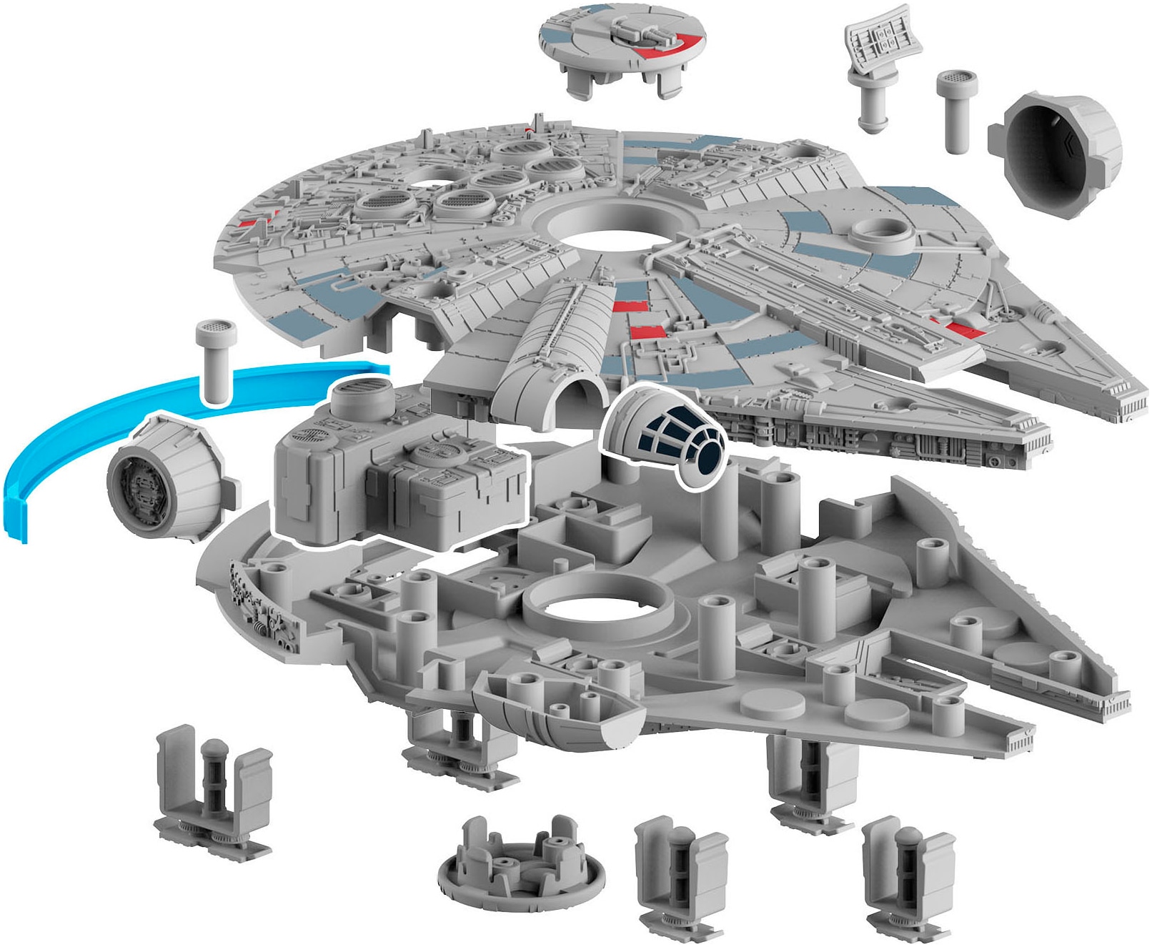 Revell® Modellbausatz »Build&Play, Star Wars Millennium Falcon« mit Licht & Sound