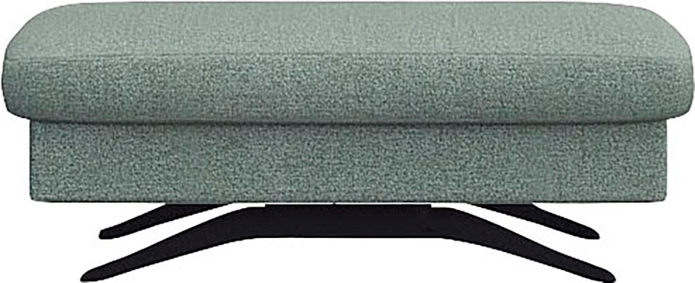 FLEXLUX Pouf »Glow Sitzhocker, Polsterhocker« Hocker mit Stauraum, Fuß schwarz