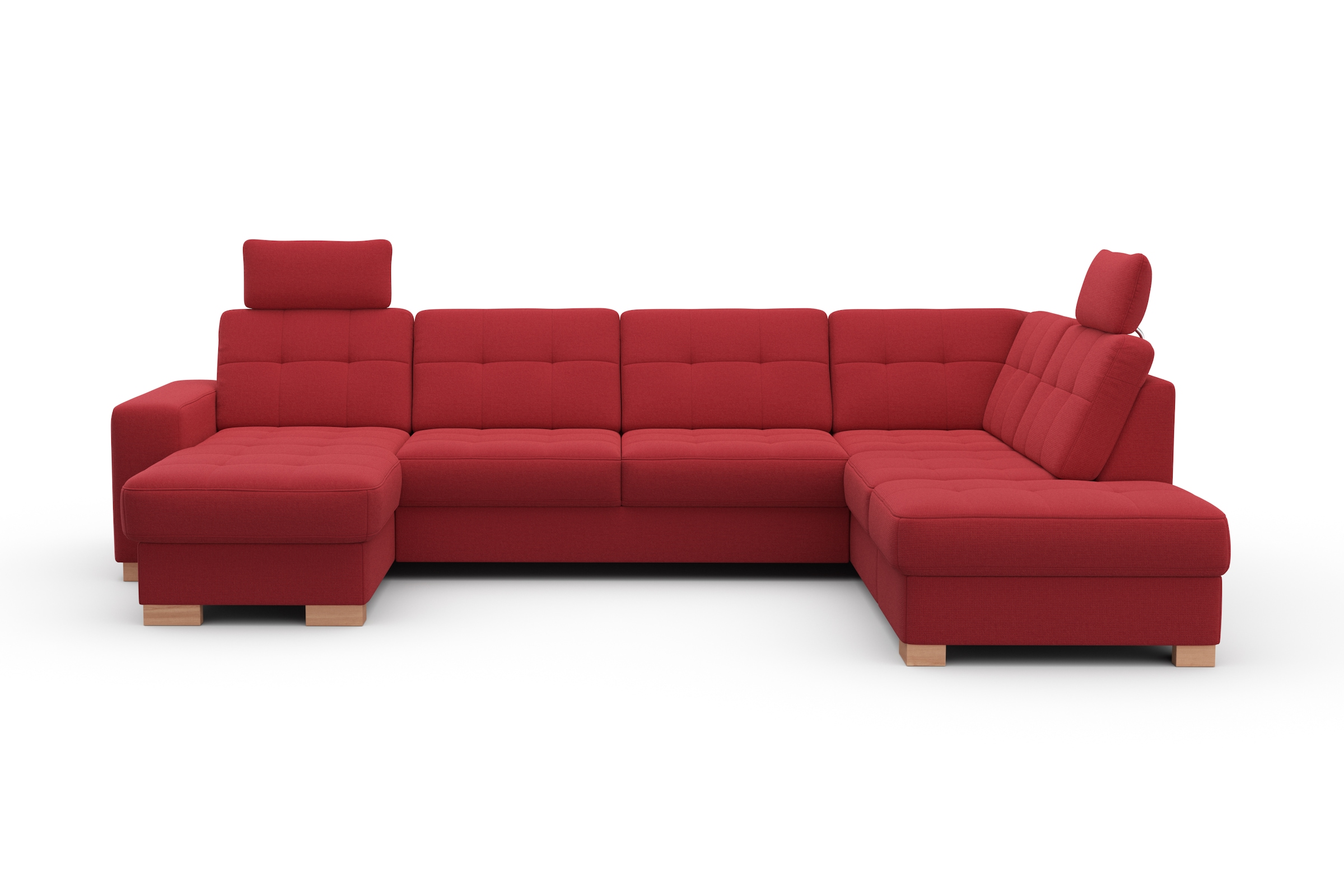sit&more Wohnlandschaft »Quincy U-Form«, wahlweise mit Bettfunktion und Bettkasten