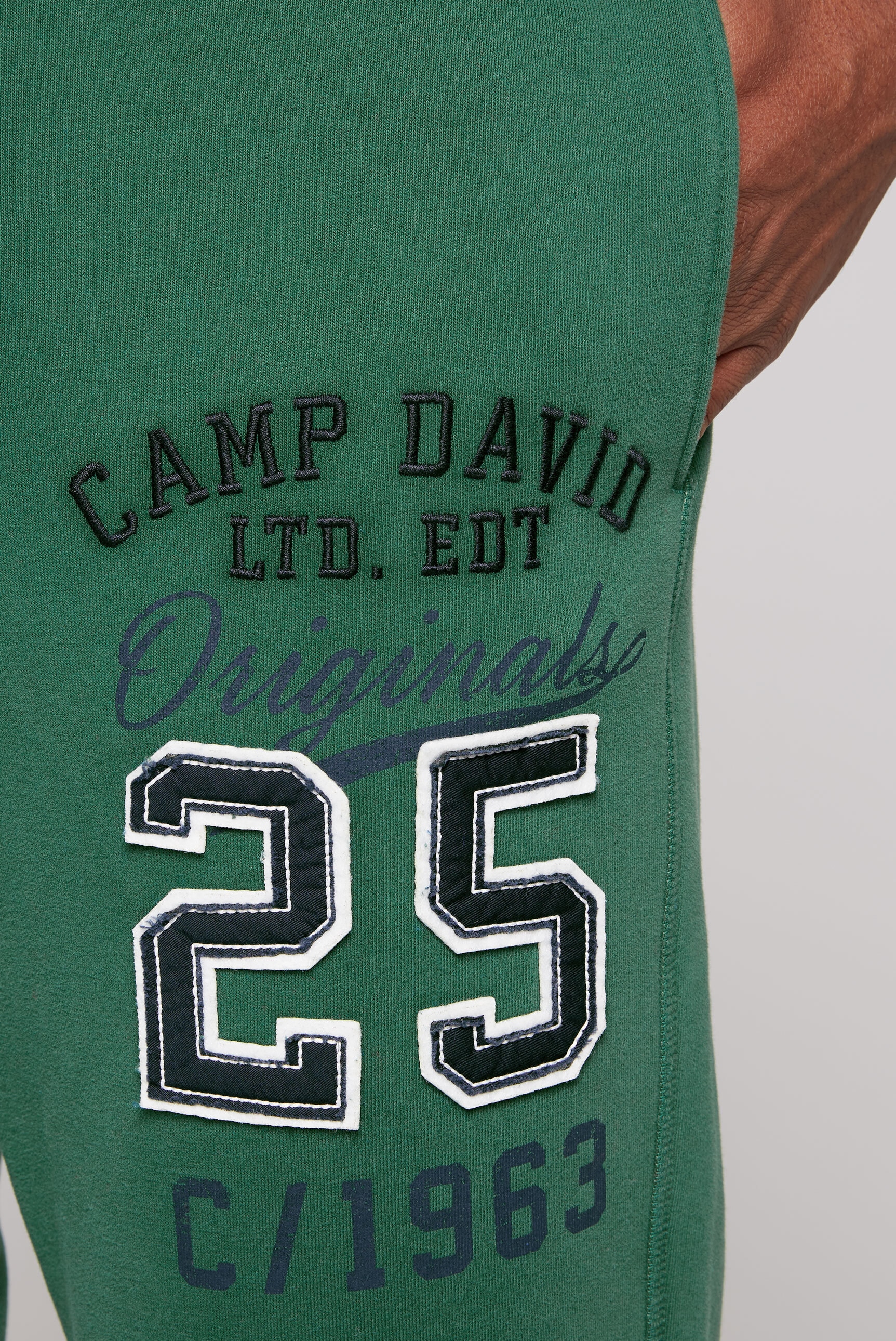 CAMP DAVID Sporthose, mit Elastikbund und Kordel