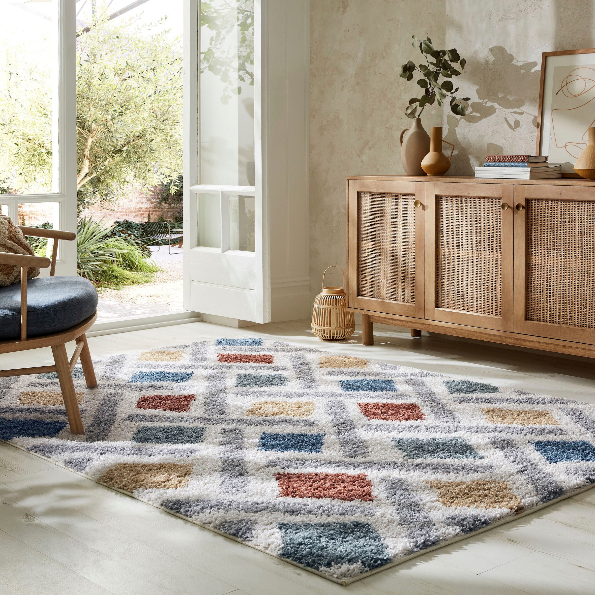 FLAIR RUGS Hochflor-Teppich »SKETCH«, rechteckig, 30 mm Höhe günstig online kaufen