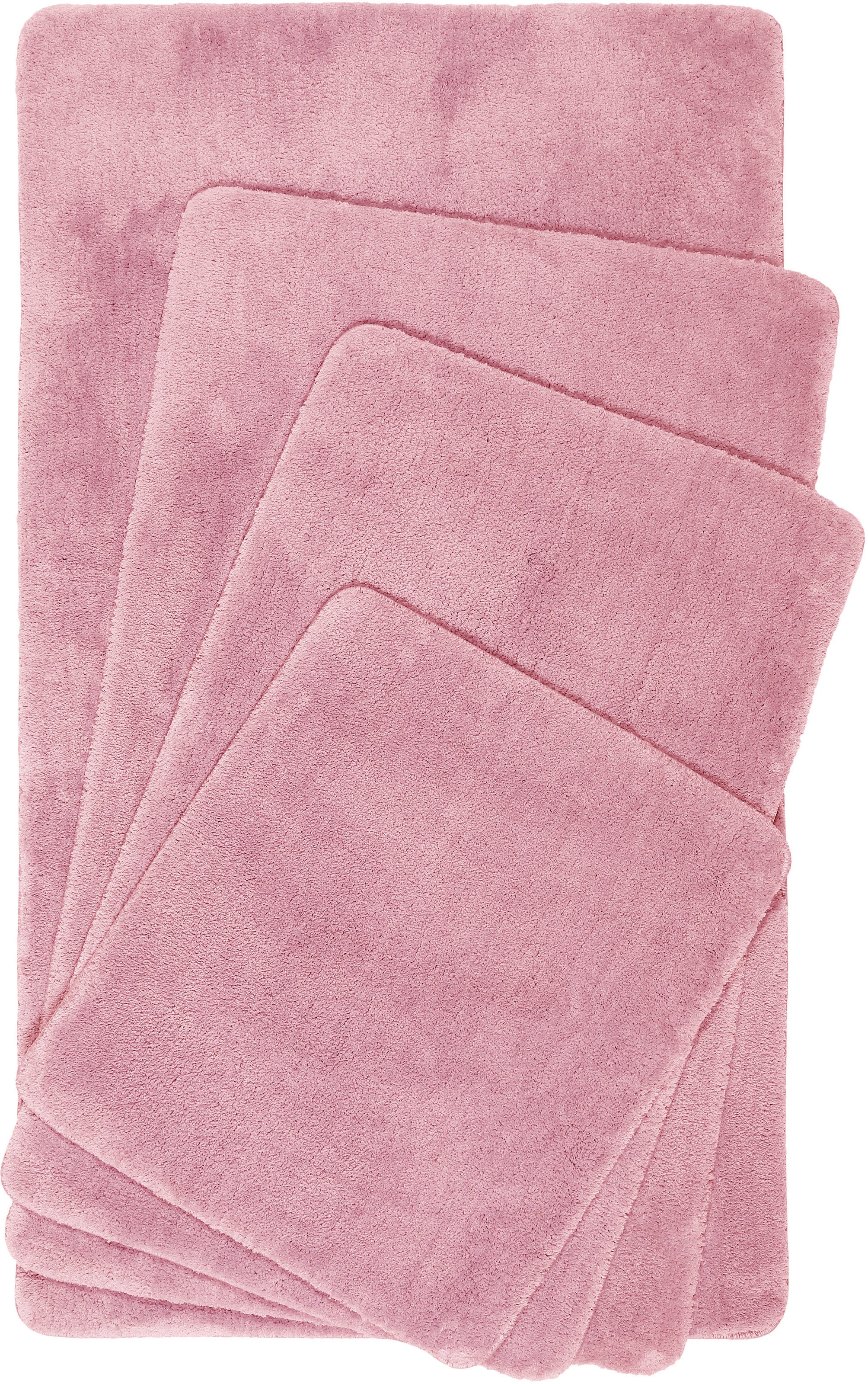 Wecon home Basics Badematte »Joris«, rutschhemmend beschichtet, strapazierfähig, waschbar, viele Größen, Badezimmerteppich, uni