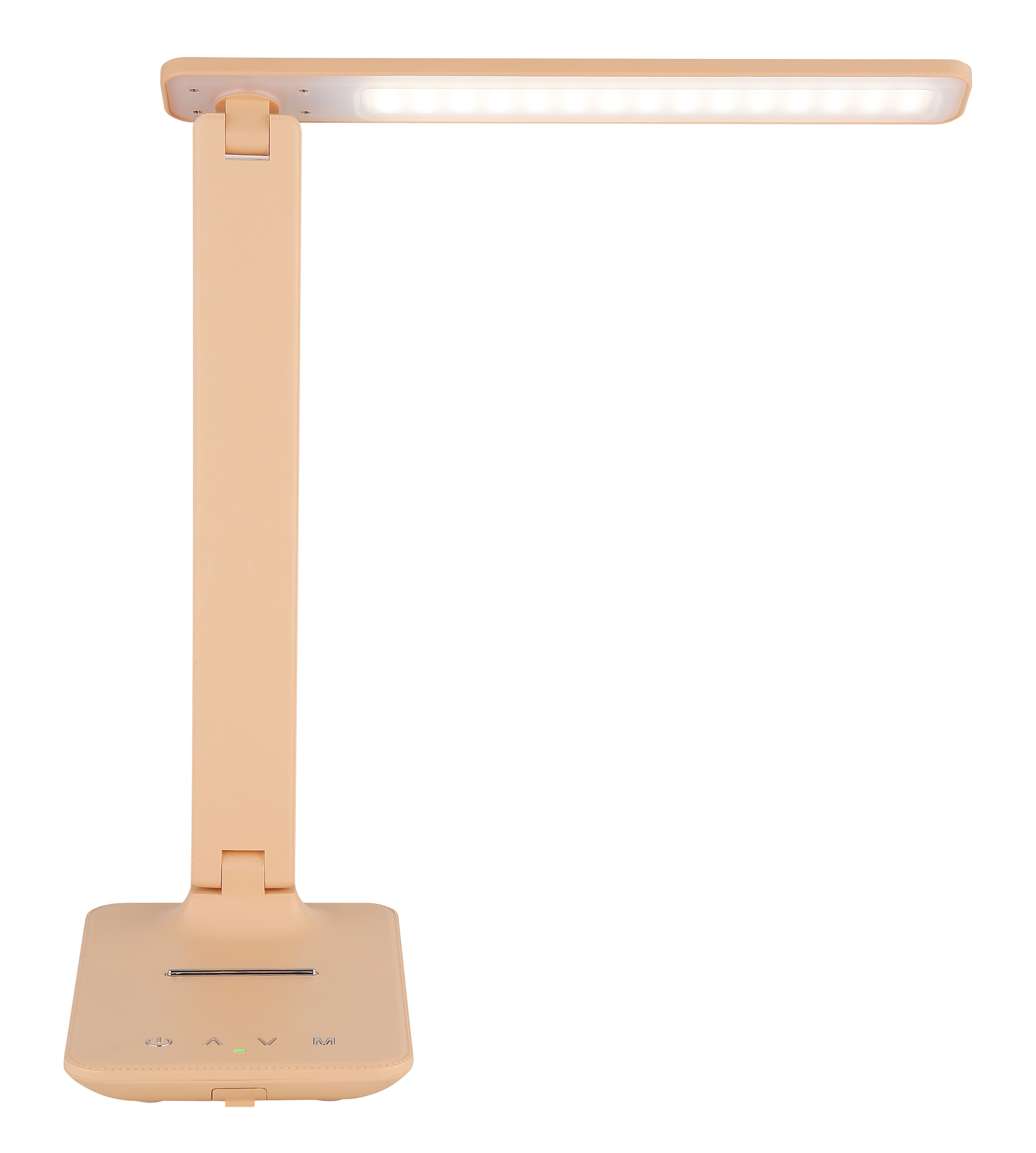 GLOBO LIGHTING LED Tischleuchte »BULLA«, Leuchtmittel LED-Modul | LED fest integriert, Tischlampe/Arbeitszimmer/Bürotischleuchte/pfirsichfarben