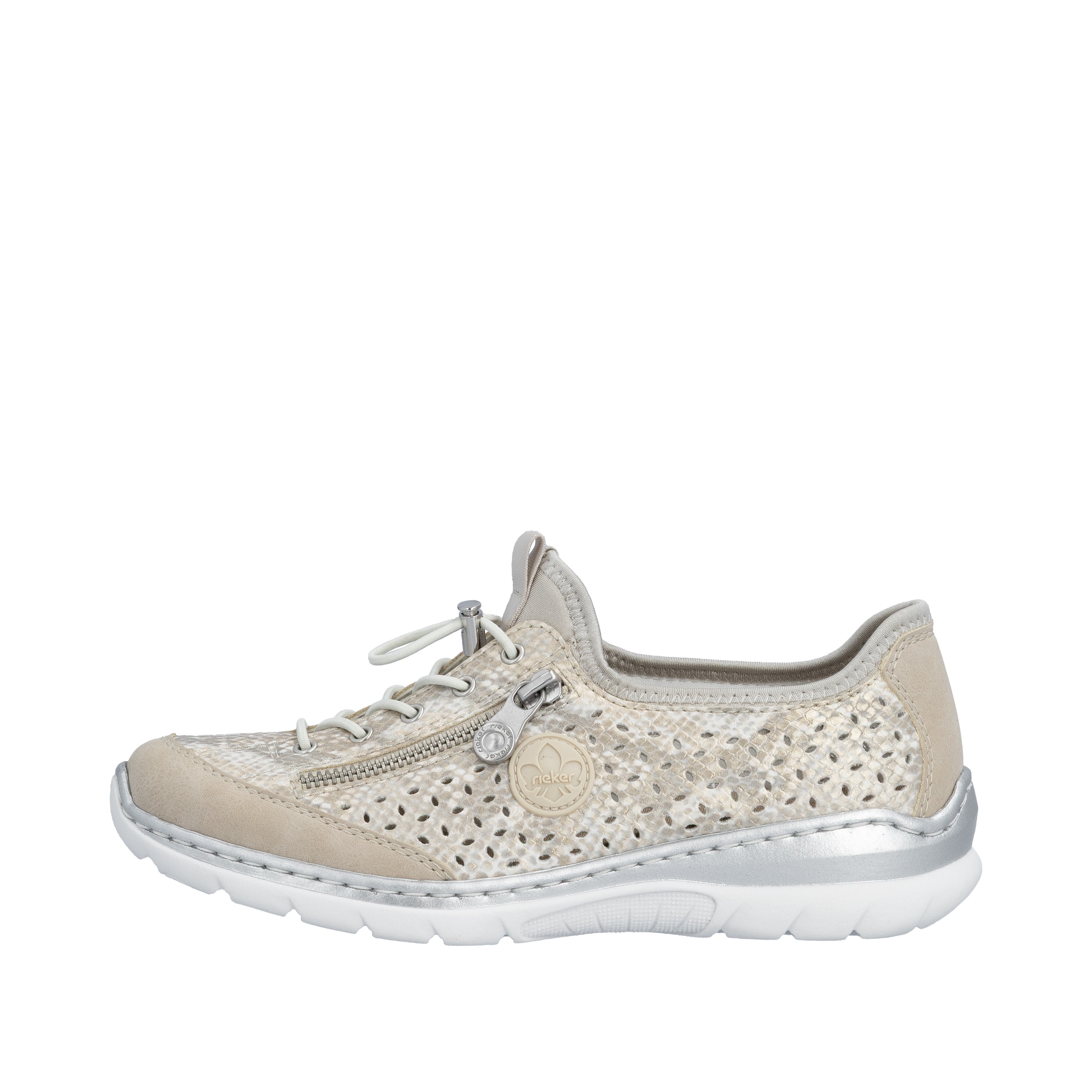 Rieker Slip-On Sneaker  Schlupfschuh, Freizeitsneaker, Halbschuh mit MemoSoft-Ausstattung