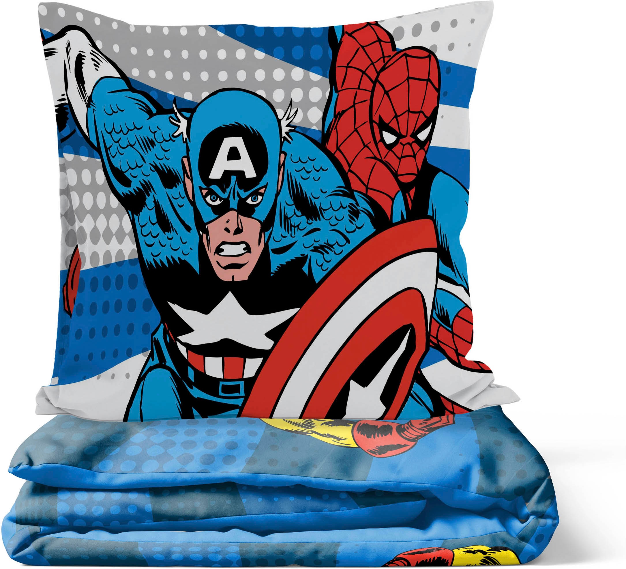 MARVEL Kinderbettwäsche »Avengers Good Guys« 2 100% Baumwolle