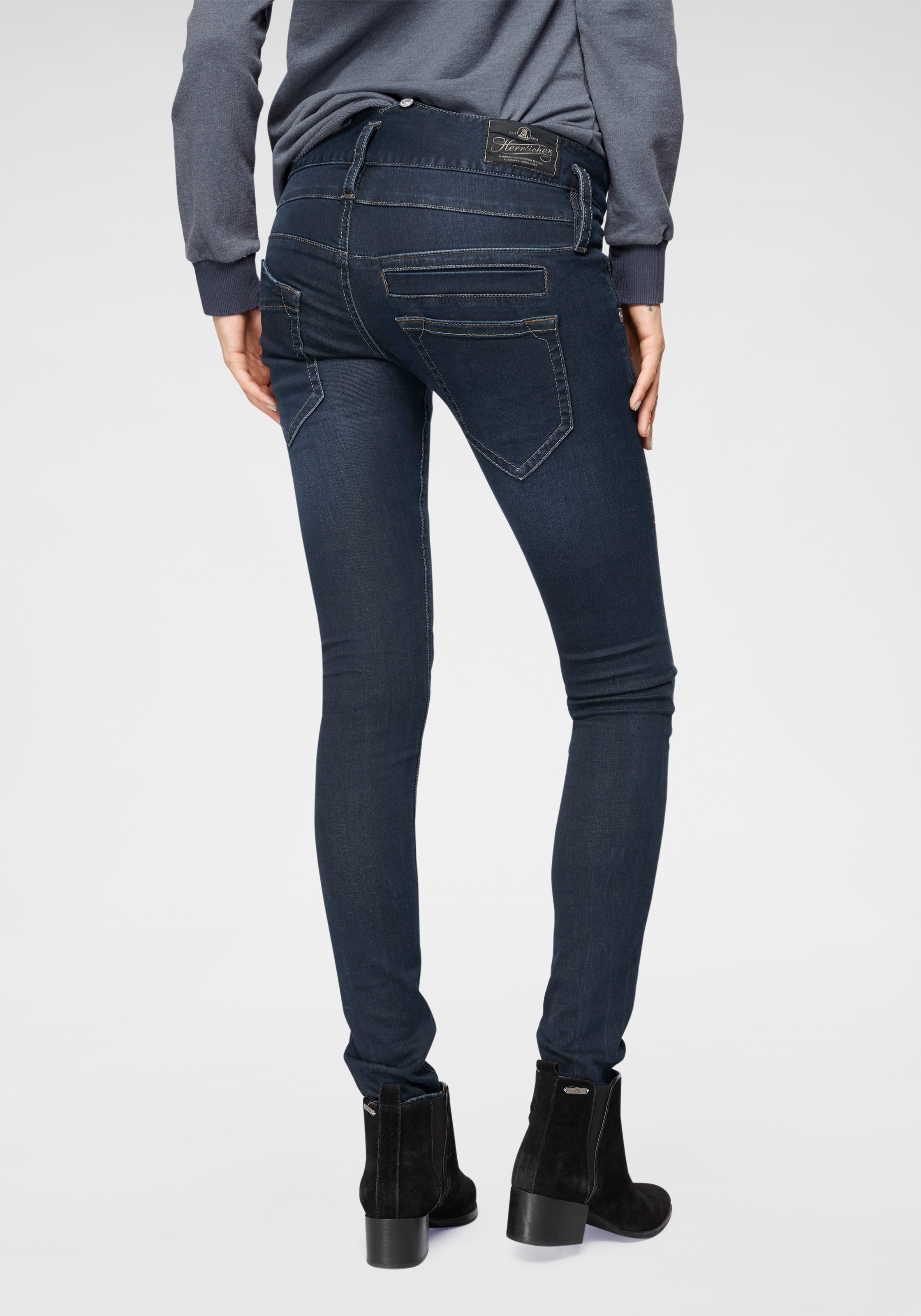 Herrlicher Slim-fit-Jeans »Pitch Slim Denim« aus Stretch-Denim