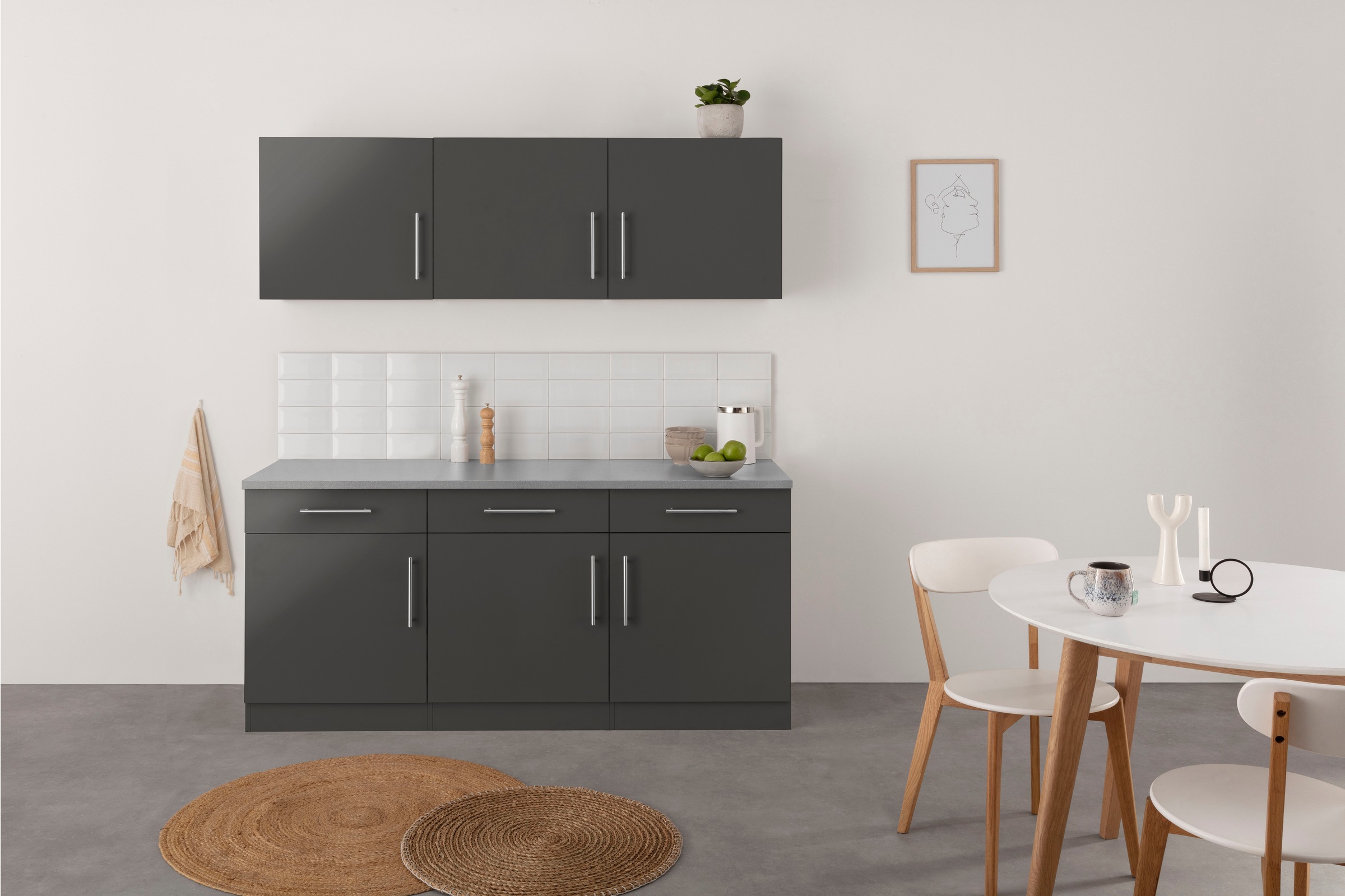 wiho Küchen Küche »Cali«, ohne E-Geräte, Breite 180 cm günstig online kaufen