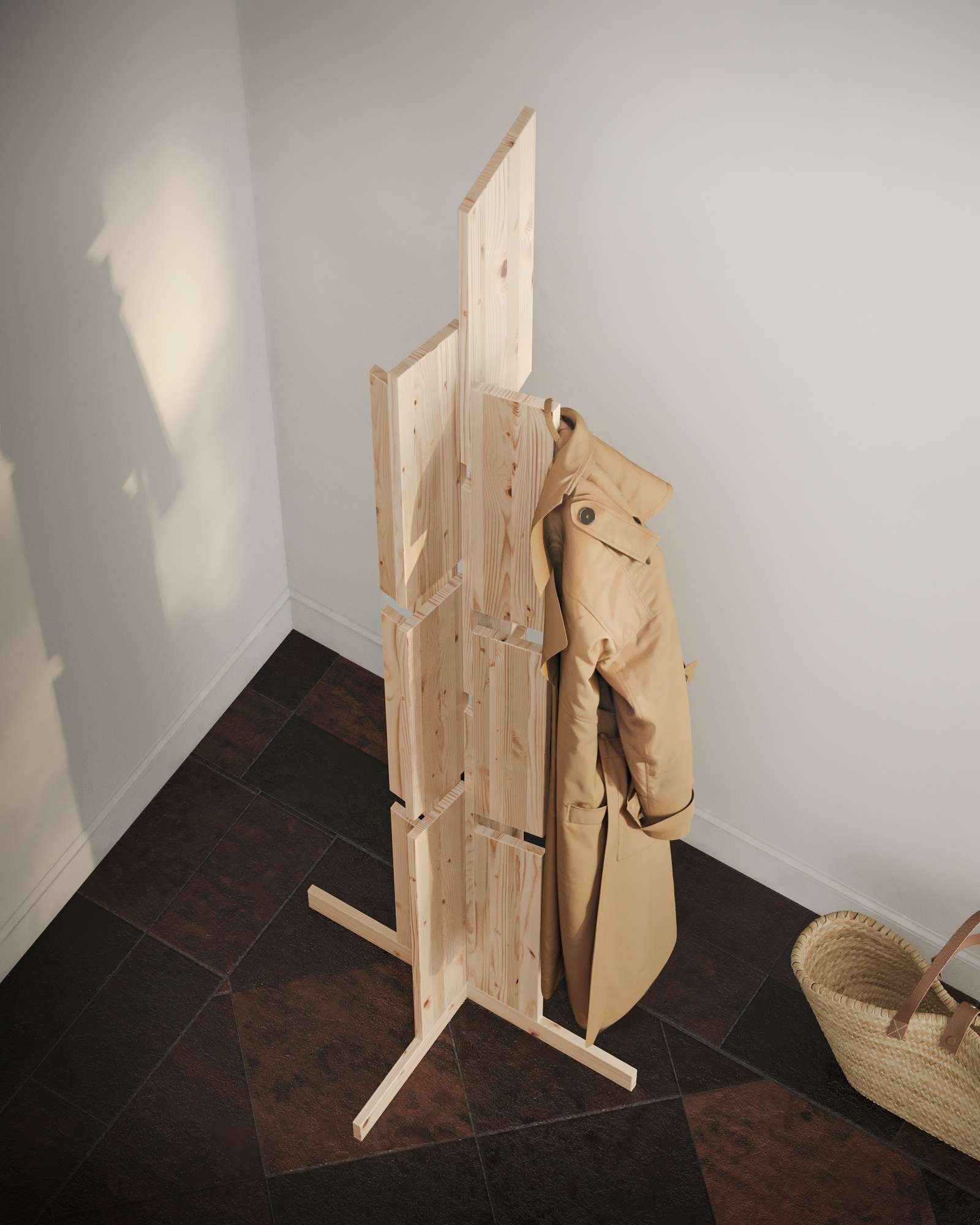 KARUP DESIGN Garderobenständer »Keeper Coat Stand, Kleiderständer mit 12 Haken, Made in Europe« frei stehend, vielseitig einsetzbar,...