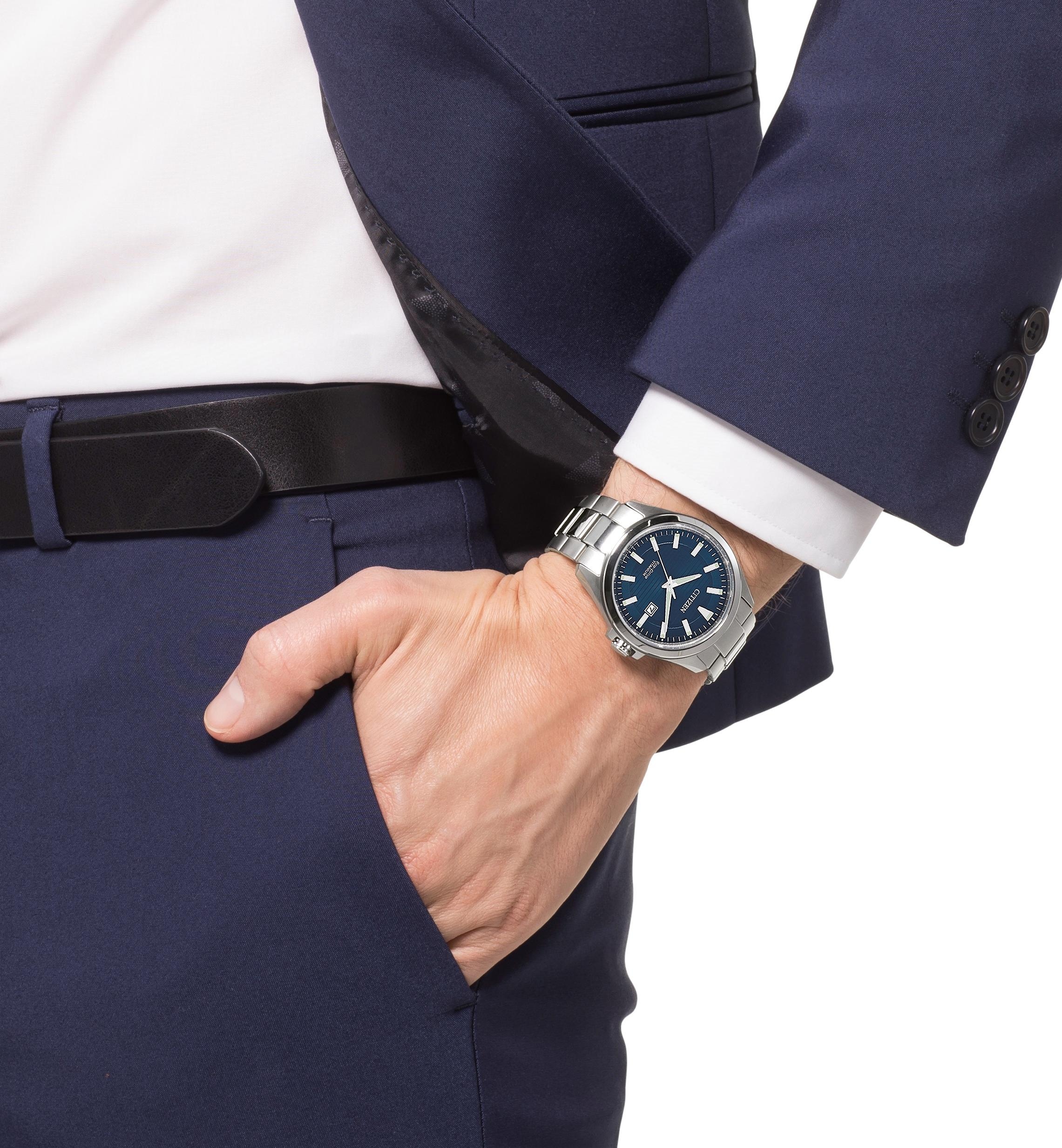 Citizen Solaruhr, Armbanduhr, Herrenuhr, Titan