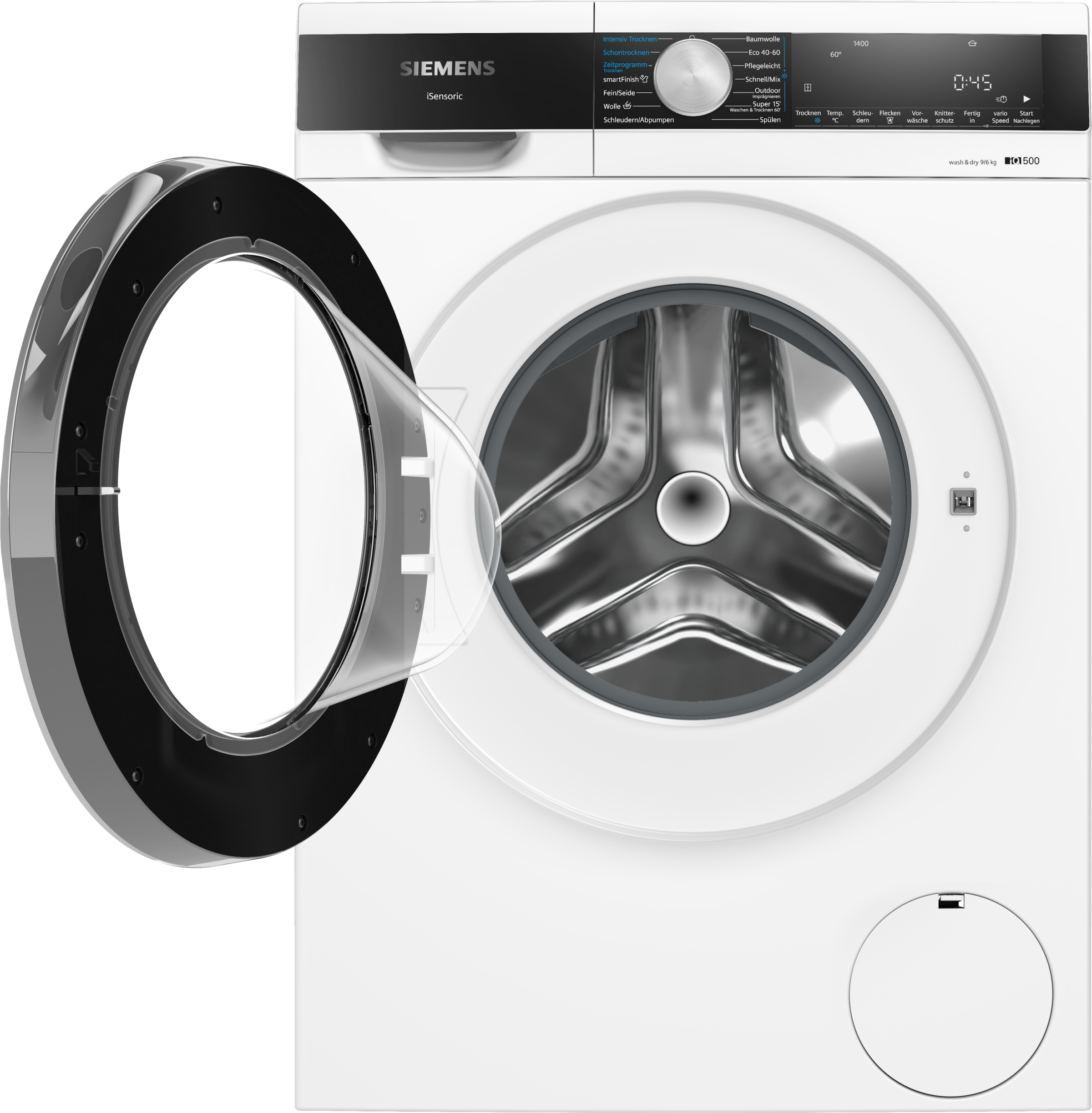 SIEMENS Waschtrockner »WN44G242« iQ500 9 kg /6 kg 70 dB(A)